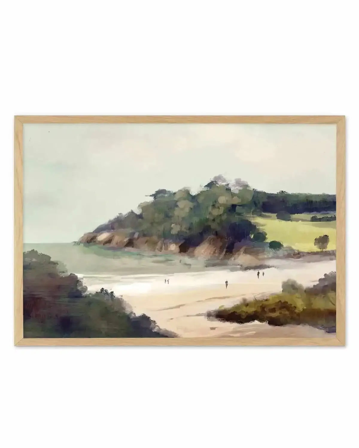 Beach View by Dan Hobday Art Print from Olive et Oriel where you can shop wallpaper and artworks online
