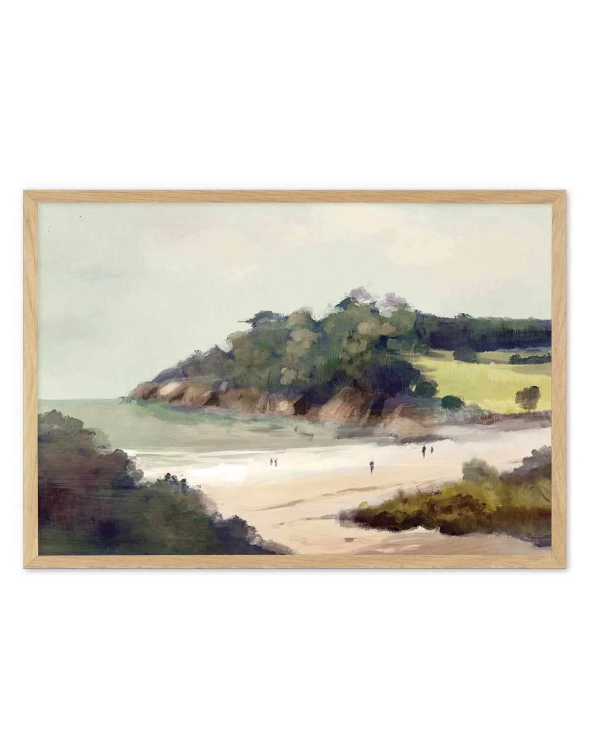 Beach View by Dan Hobday Art Print from Olive et Oriel where you can shop wallpaper and artworks online