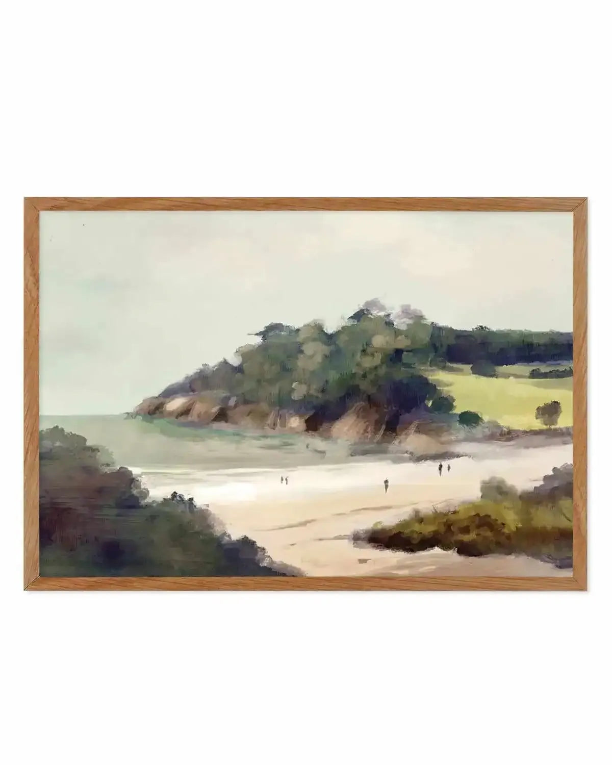 Beach View by Dan Hobday Art Print from Olive et Oriel where you can shop wallpaper and artworks online
