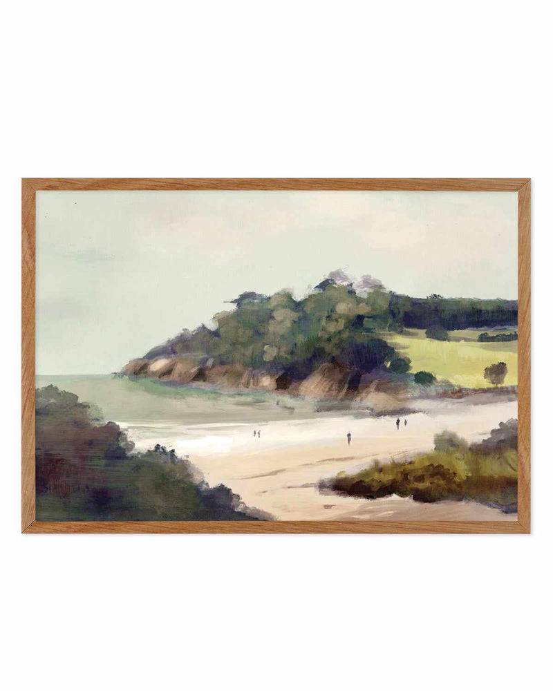 Beach View by Dan Hobday Art Print