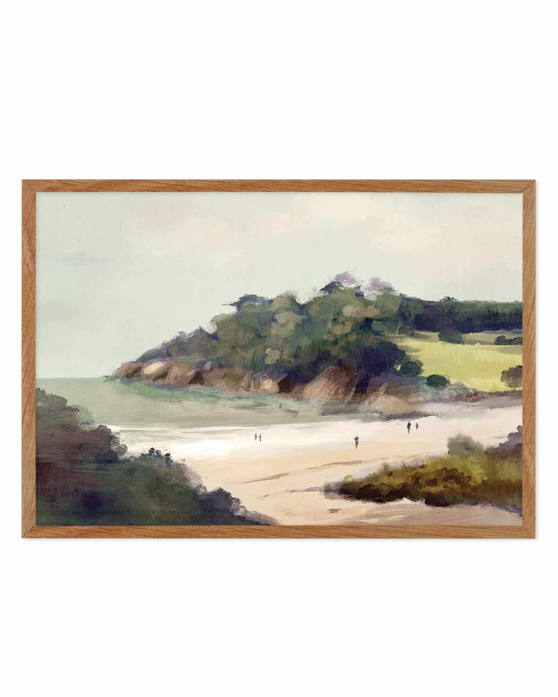 Beach View by Dan Hobday Art Print