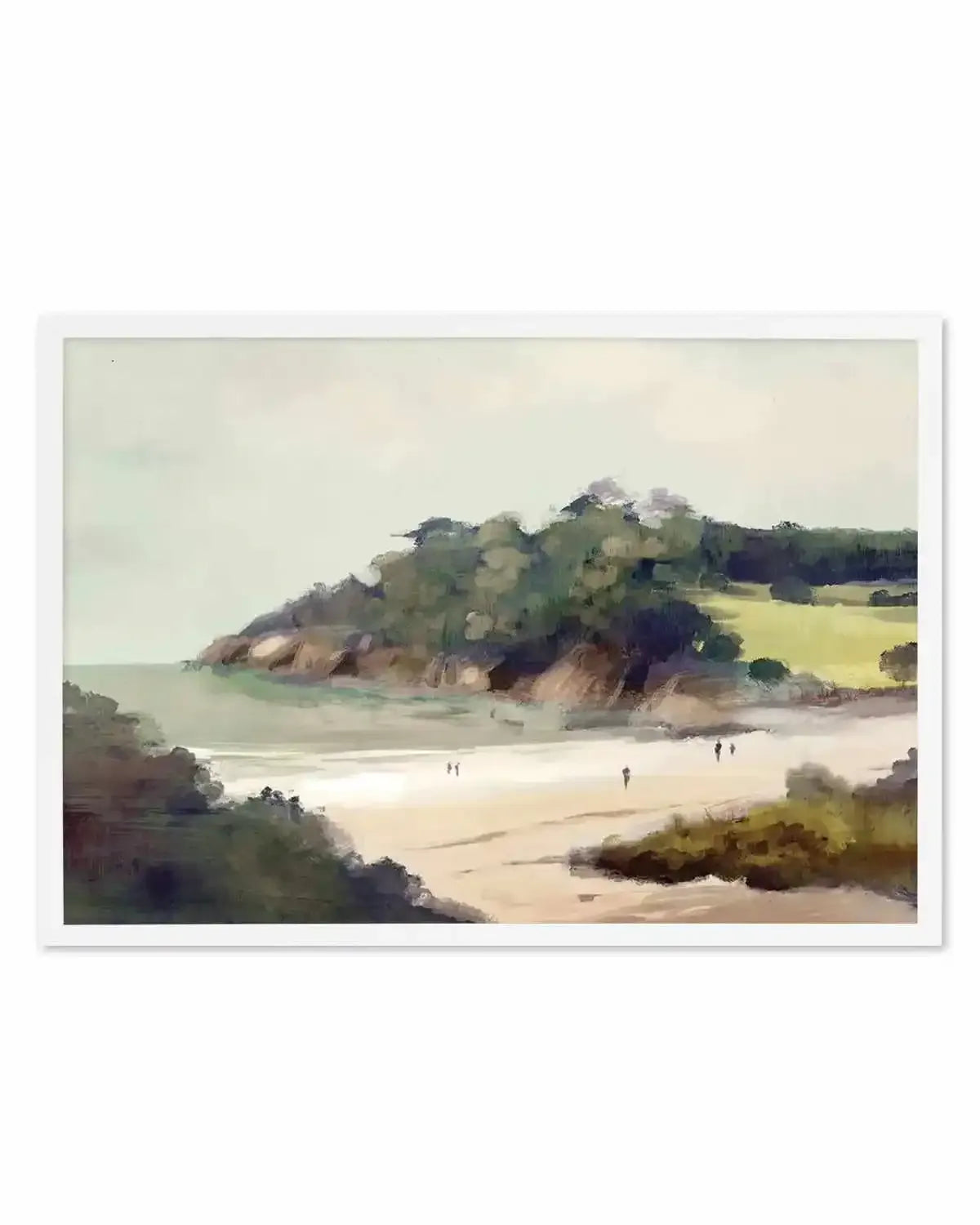 Beach View by Dan Hobday Art Print from Olive et Oriel where you can shop wallpaper and artworks online