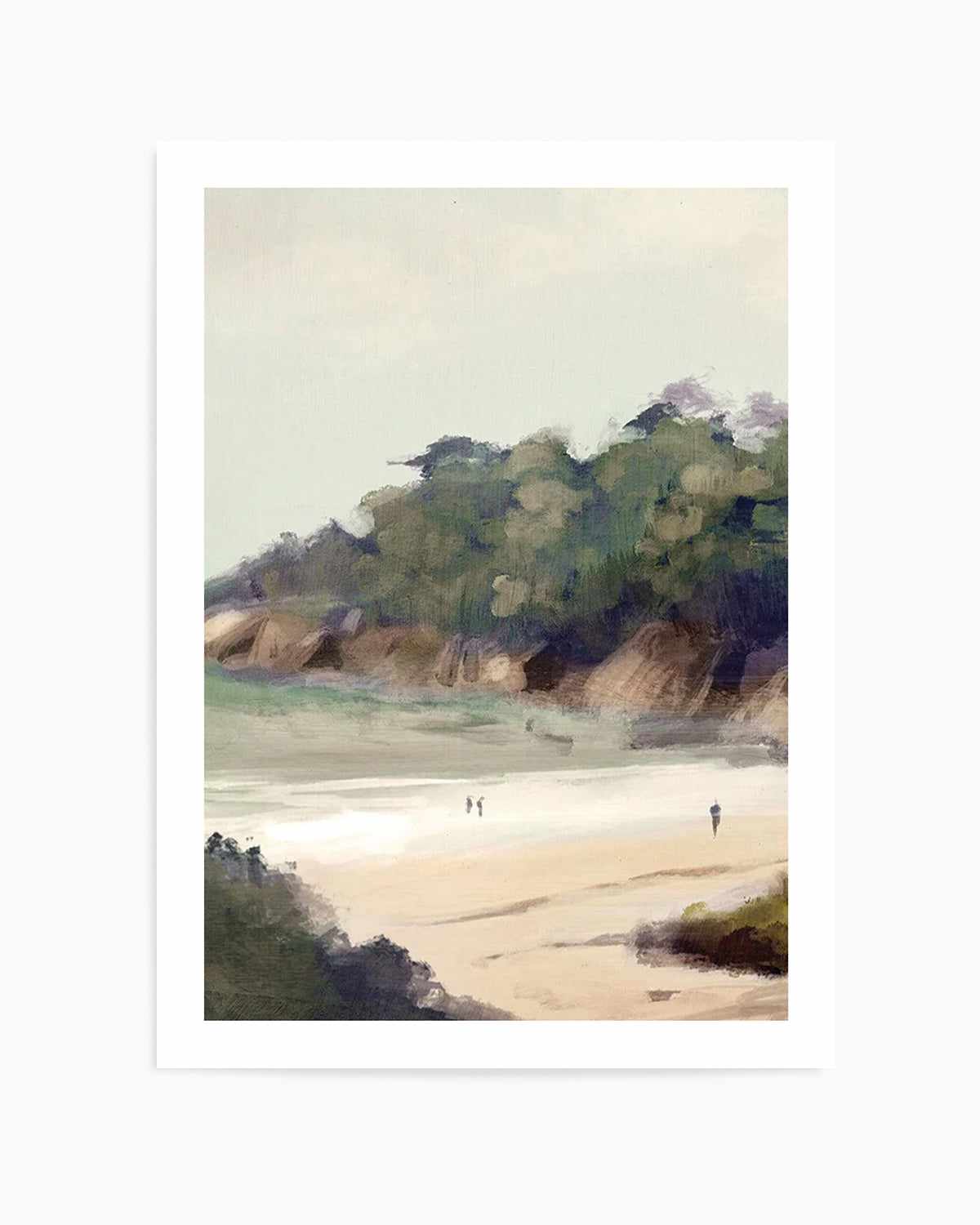 Beach View by Dan Hobday Art Print | PT