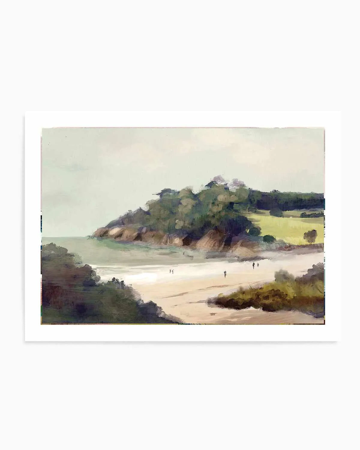 Beach View by Dan Hobday Art Print from Olive et Oriel where you can shop wallpaper and artworks online