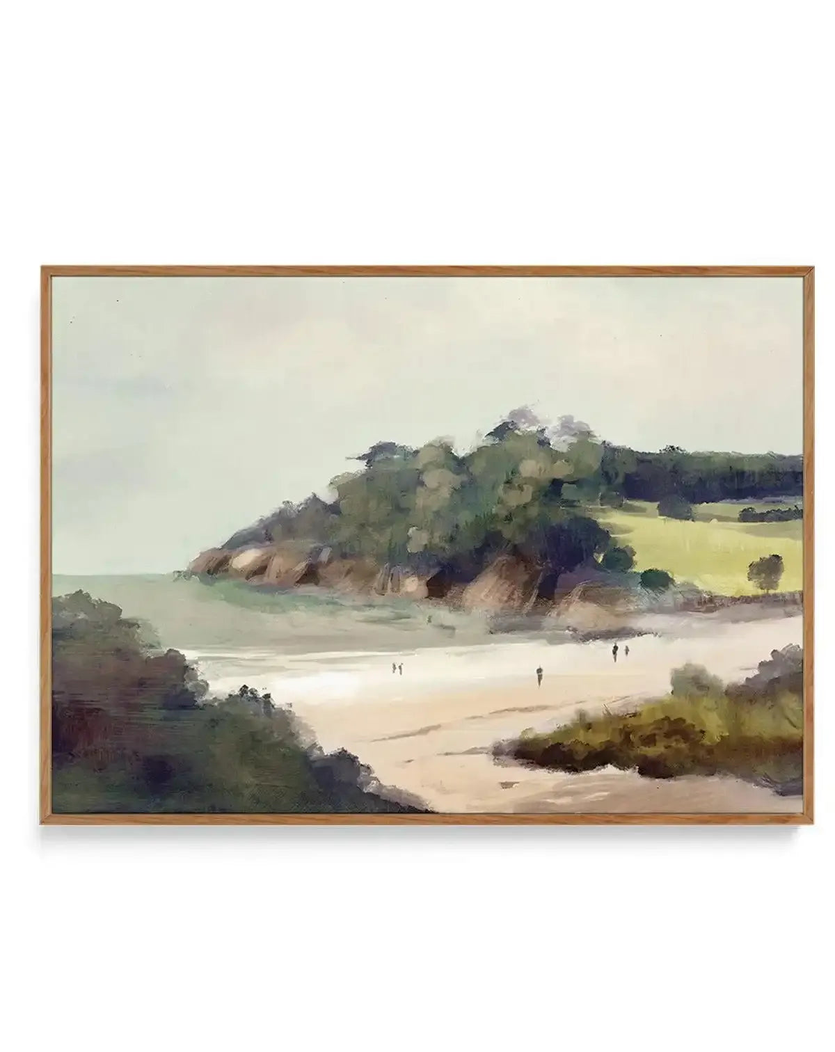 Beach View by Dan Hobday | Framed Canvas-CANVAS-You can shop wall art online with Olive et Oriel for everything from abstract art to fun kids wall art. Our beautiful modern art prints and canvas art are available from large canvas prints to wall art paintings and our proudly Australian artwork collection offers only the highest quality framed large wall art and canvas art Australia - You can buy fashion photography prints or Hampton print posters and paintings on canvas from Olive et Oriel and h