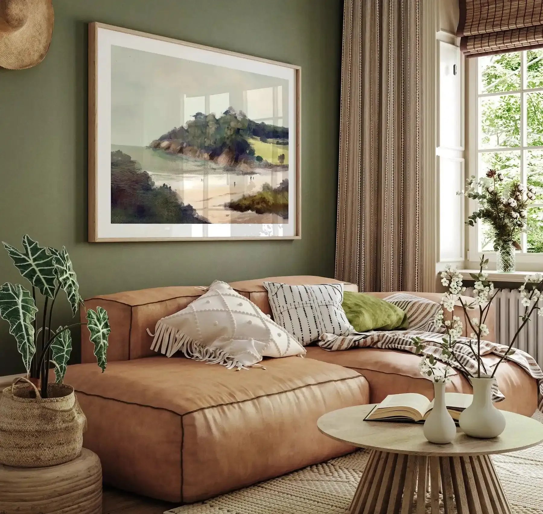 Beach View by Dan Hobday Art Print-PRINT-Olive et Oriel-Dan hobday-Buy-Australian-Art-Prints-Online-with-Olive-et-Oriel-Your-Artwork-Specialists-Austrailia-Decorate-With-Coastal-Photo-Wall-Art-Prints-From-Our-Beach-House-Artwork-Collection-Fine-Poster-and-Framed-Artwork