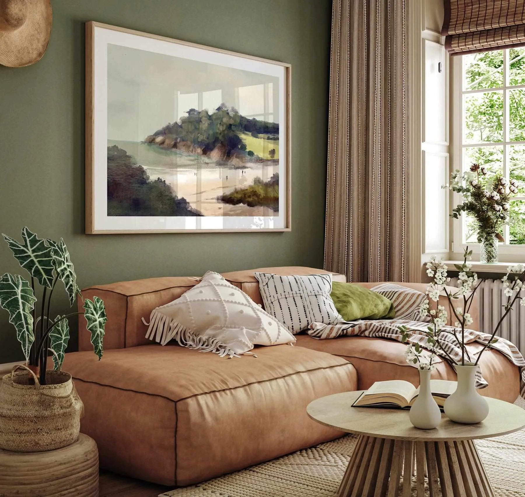 Beach View by Dan Hobday Art Print-PRINT-Olive et Oriel-Dan hobday-Buy-Australian-Art-Prints-Online-with-Olive-et-Oriel-Your-Artwork-Specialists-Austrailia-Decorate-With-Coastal-Photo-Wall-Art-Prints-From-Our-Beach-House-Artwork-Collection-Fine-Poster-and-Framed-Artwork