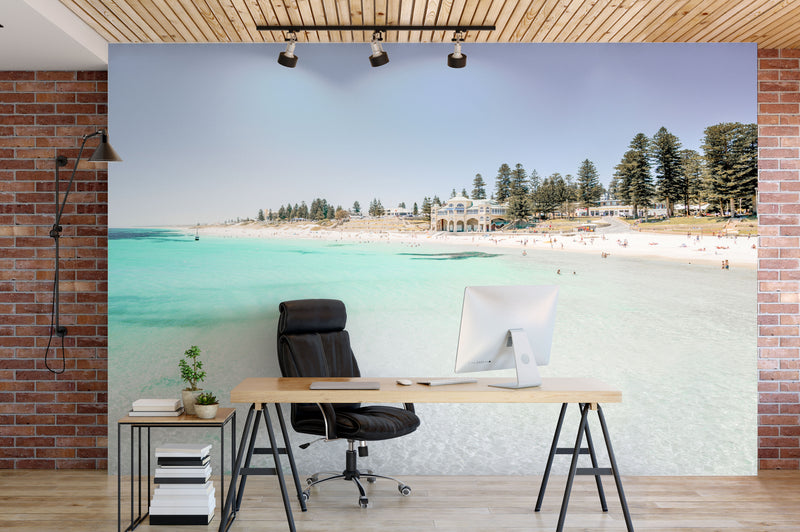 Beach Day, Cottesloe | Perth Photo Mural Wallpaper