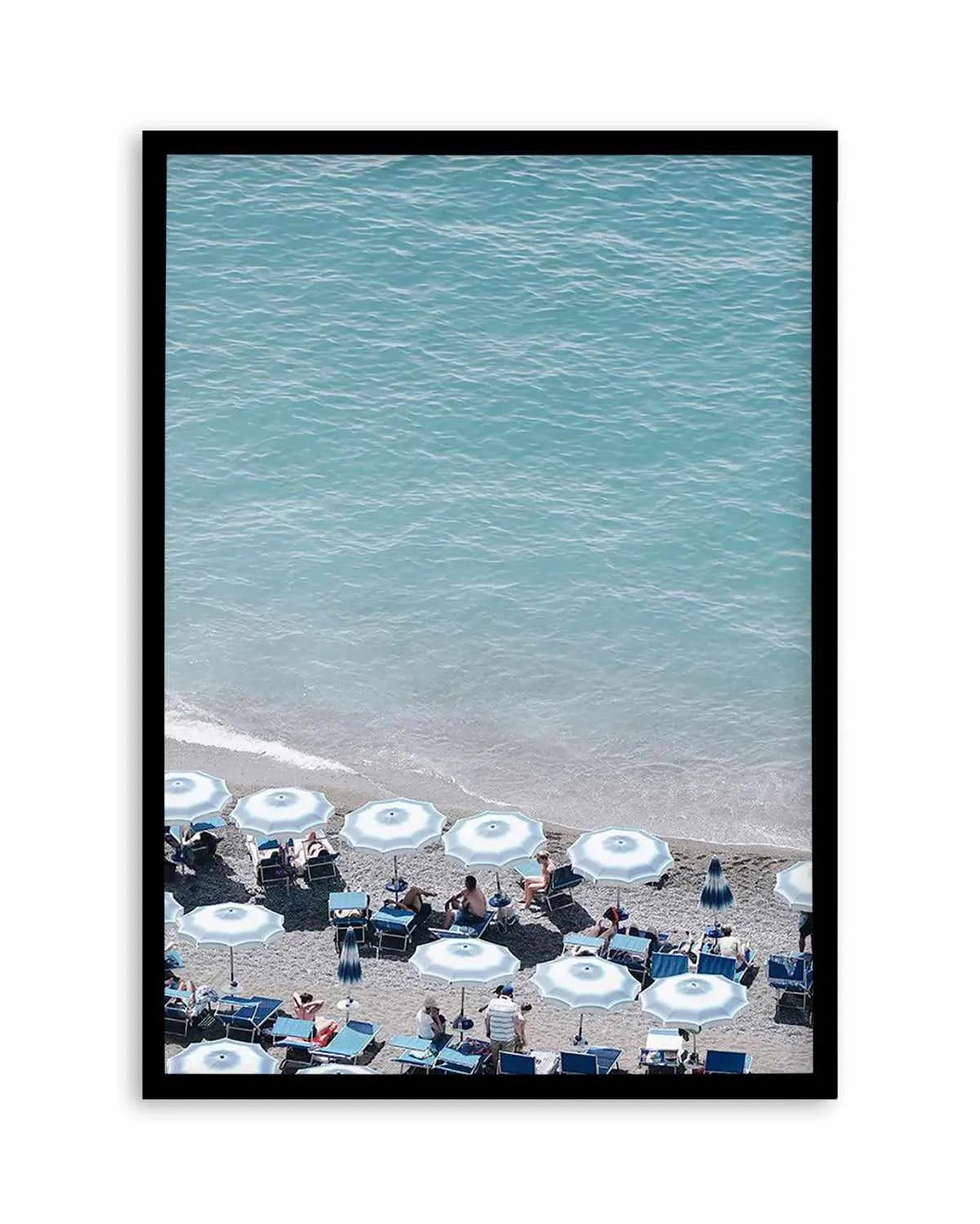 Beachfront Umbrellas by Renee Rae Art Print from Olive et Oriel where you can shop wallpaper and artworks online