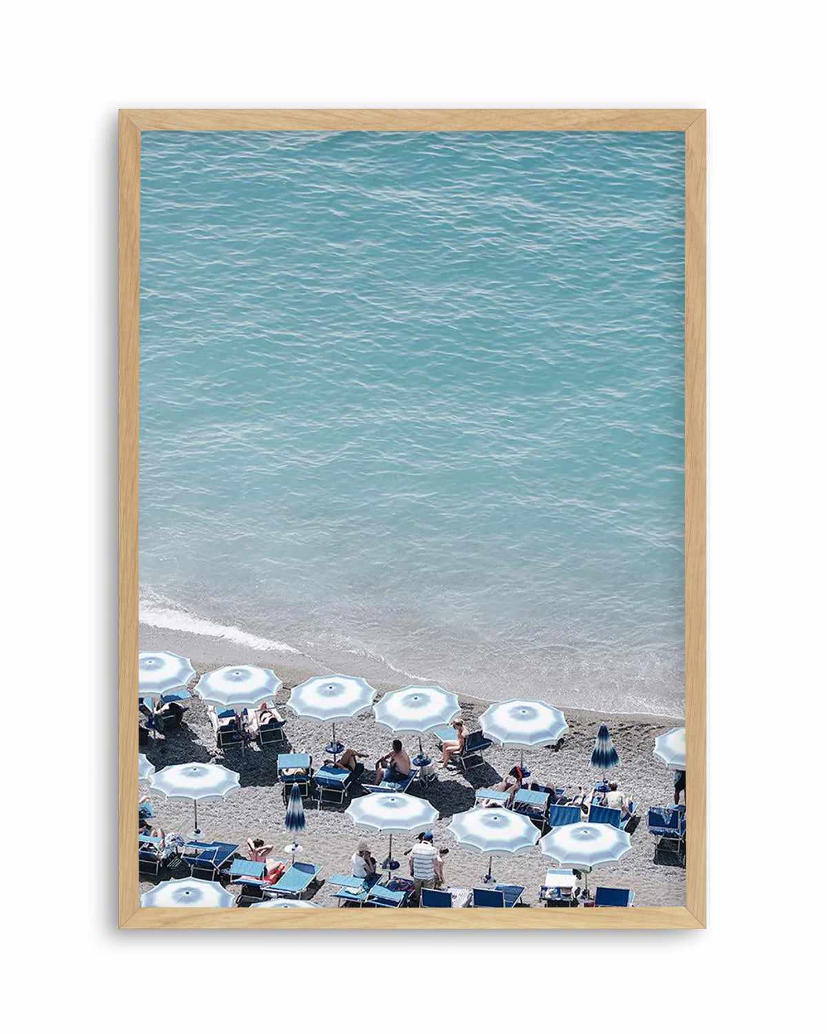 Beachfront Umbrellas by Renee Rae Art Print