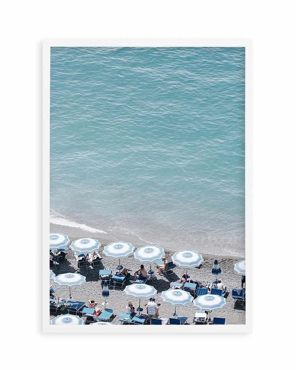 Beachfront Umbrellas by Renee Rae Art Print from Olive et Oriel where you can shop wallpaper and artworks online