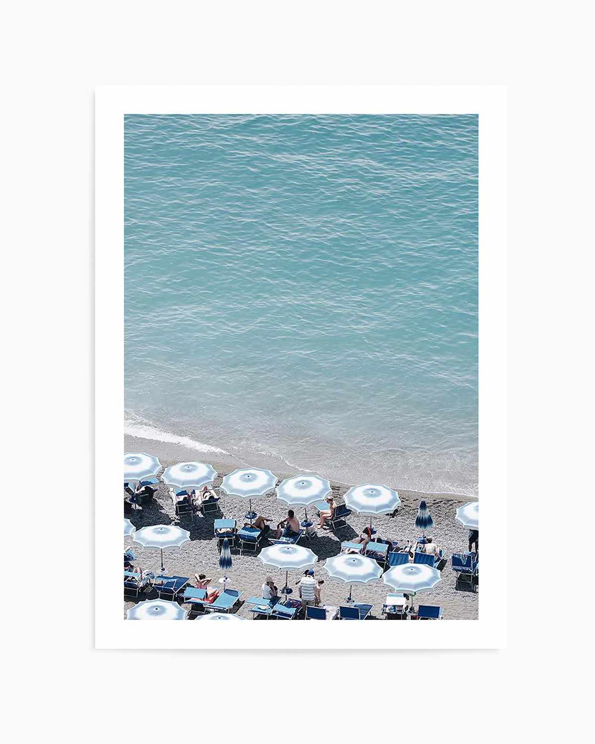 Beachfront Umbrellas by Renee Rae Art Print