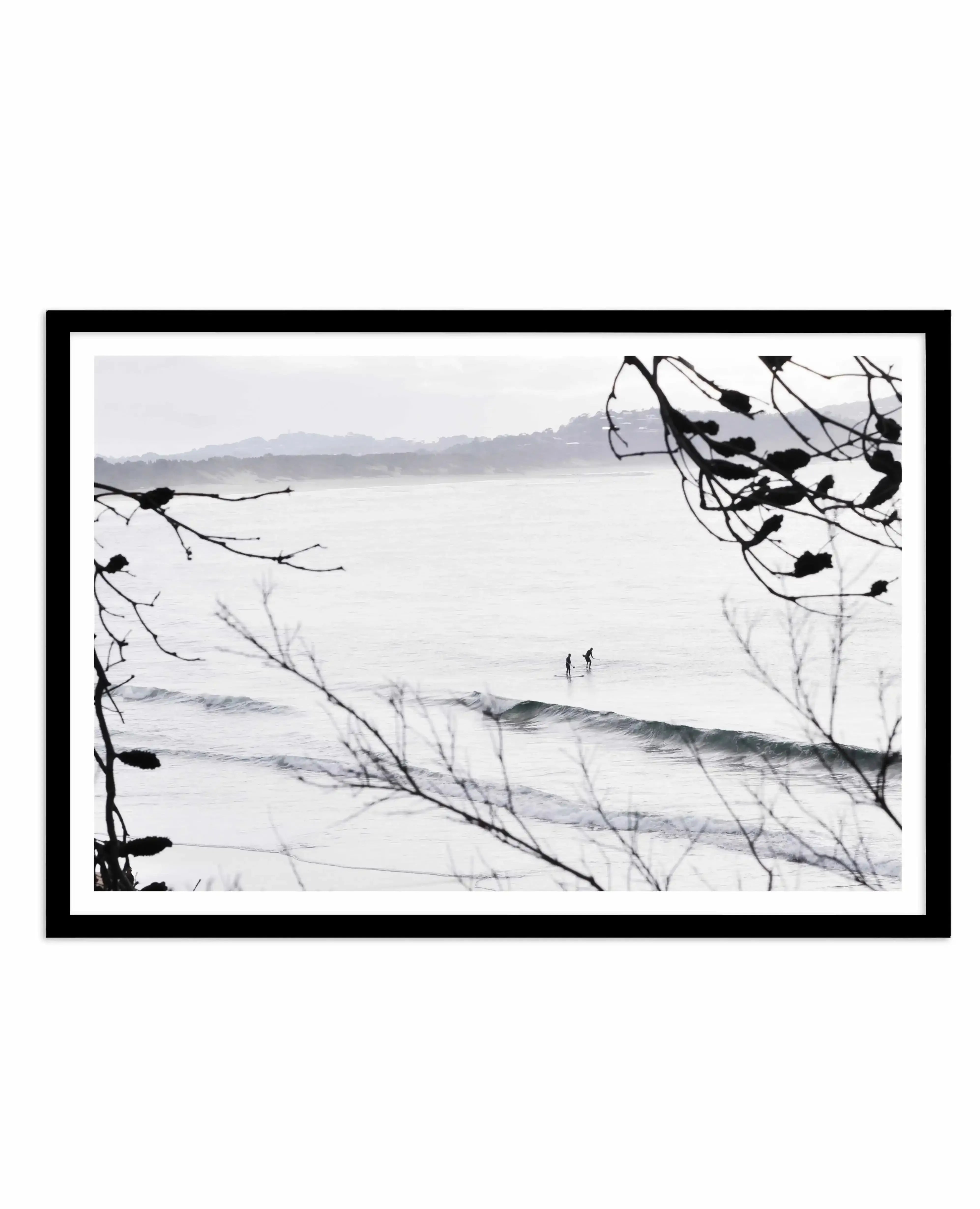 Beachscape | LS Art Print-PRINT-Olive et Oriel-Olive et Oriel-A5 | 5.8" x 8.3" | 14.8 x 21cm-Black-With White Border-Buy-Australian-Art-Prints-Online-with-Olive-et-Oriel-Your-Artwork-Specialists-Austrailia-Decorate-With-Coastal-Photo-Wall-Art-Prints-From-Our-Beach-House-Artwork-Collection-Fine-Poster-and-Framed-Artwork