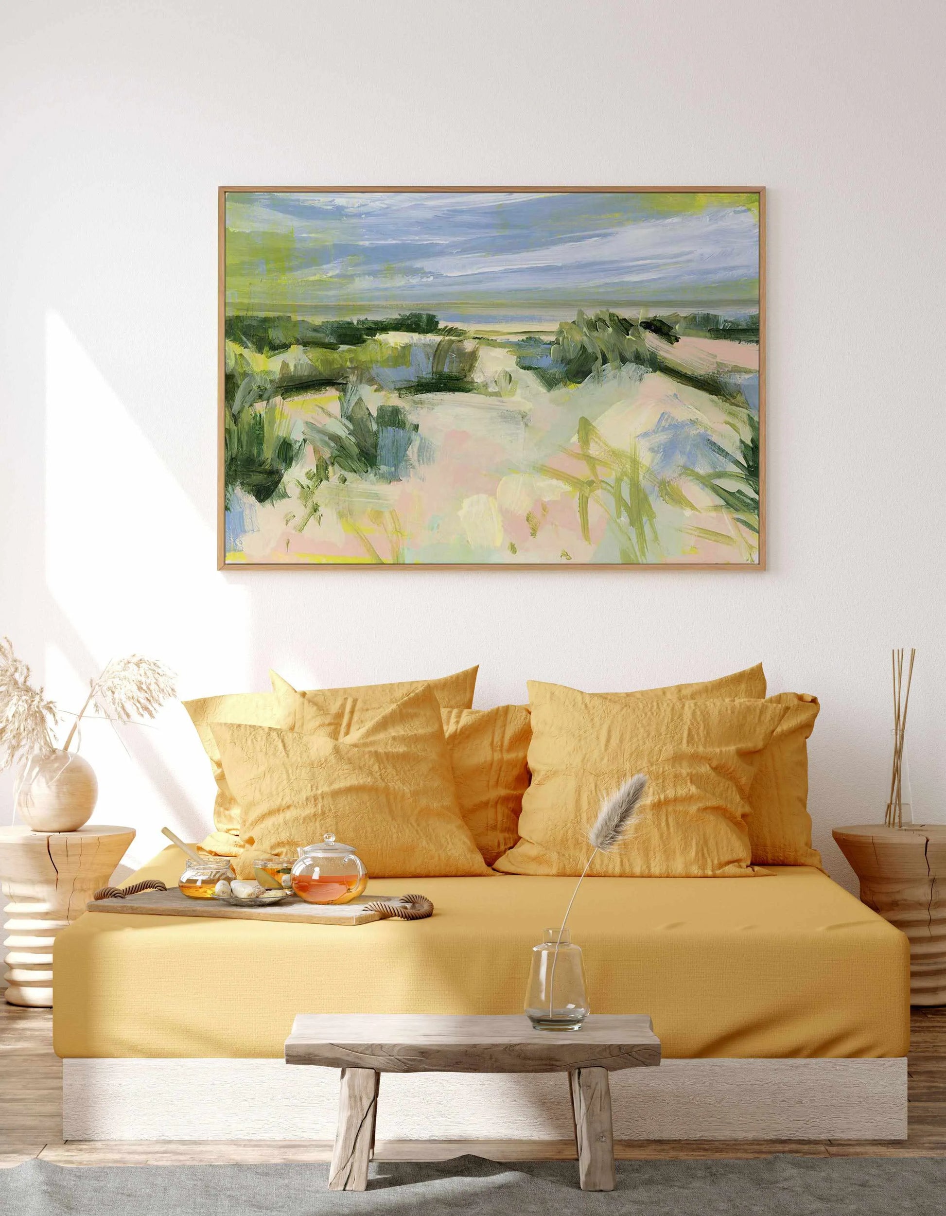 Beachside by Meredith O'Neal | Framed Canvas Art Print from Olive et Oriel where you can shop wallpaper and artworks online