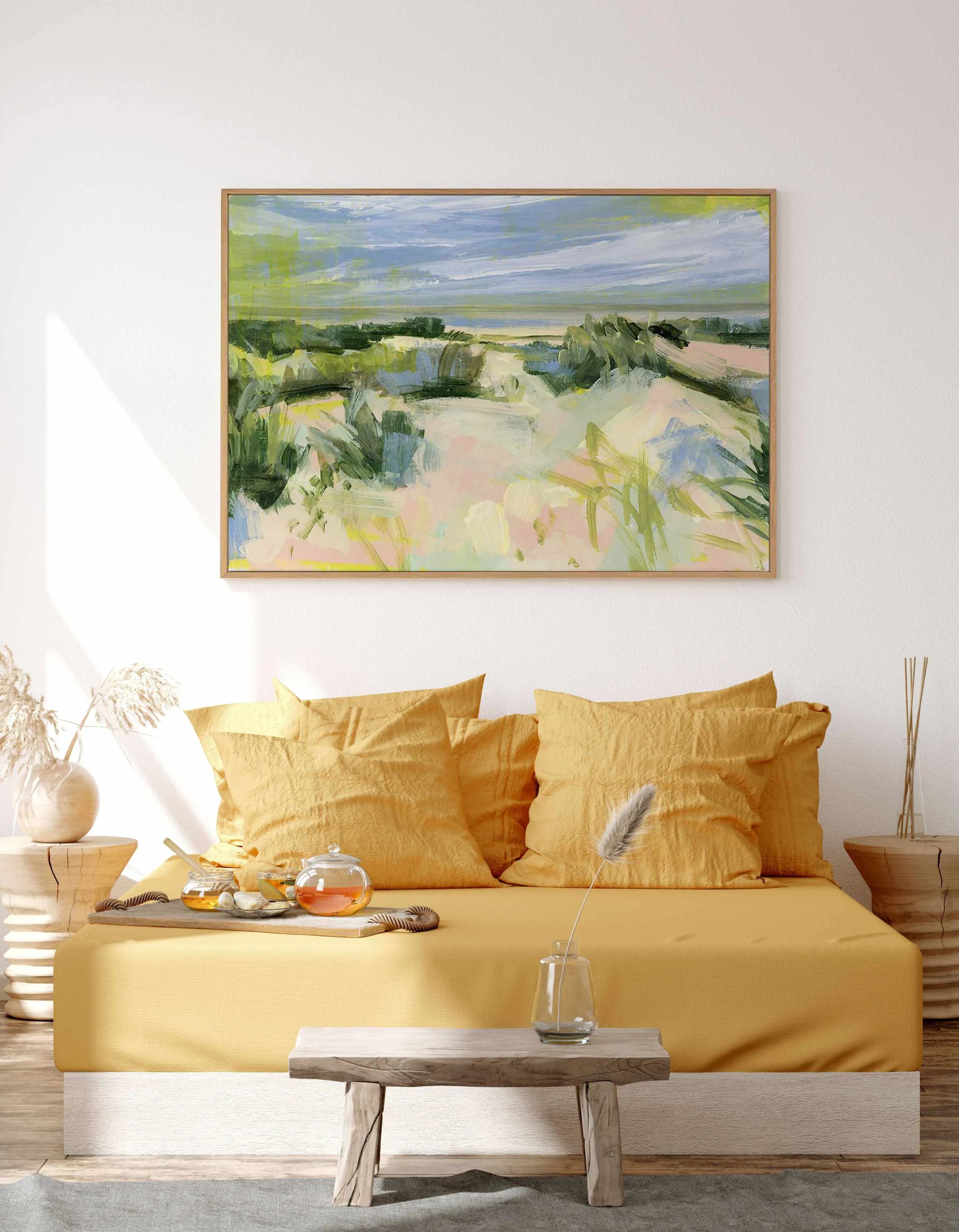 Beachside by Meredith O'Neal | Framed Canvas Art Print from Olive et Oriel where you can shop wallpaper and artworks online