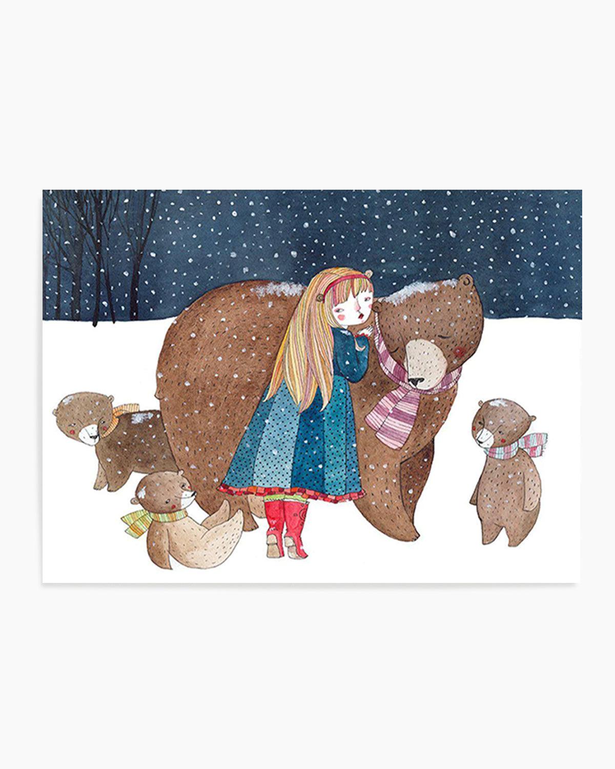 Bear Friends Art Print