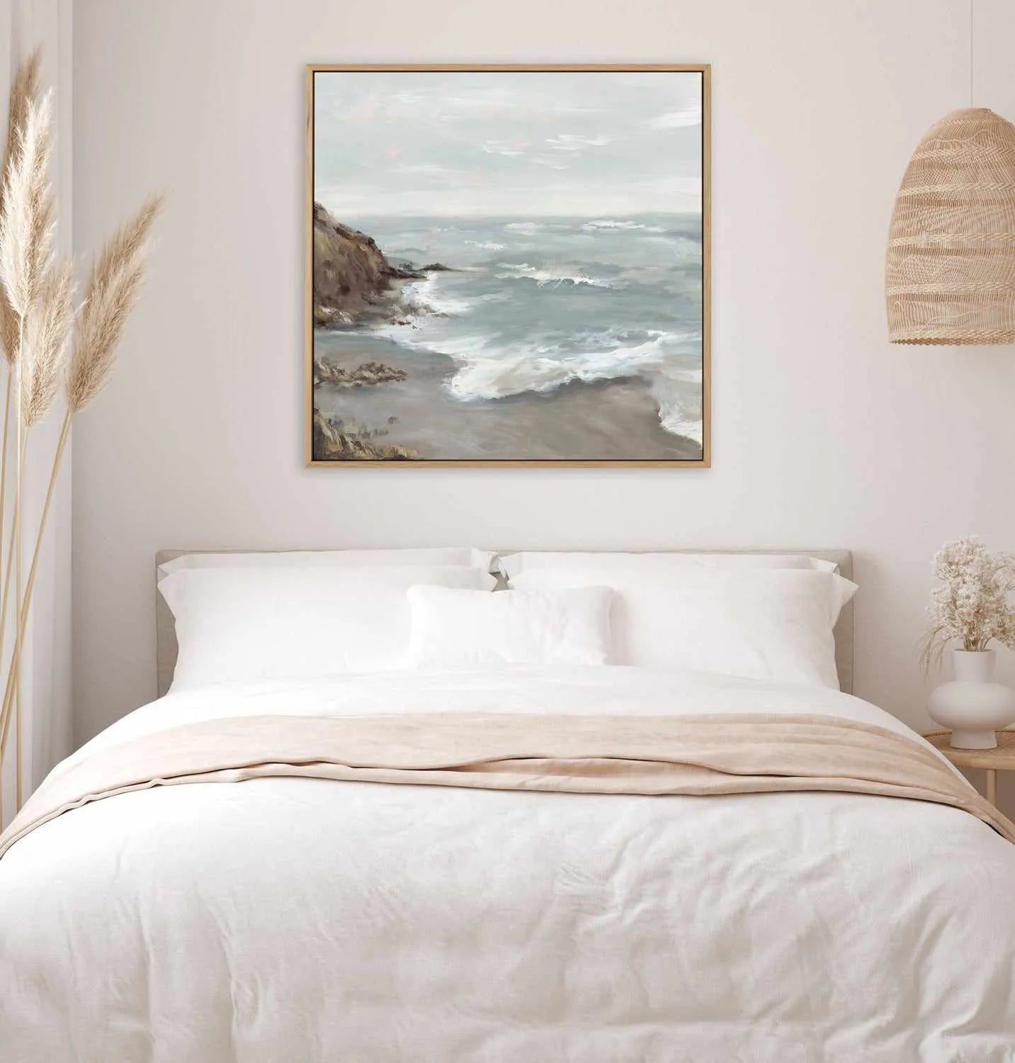 Beautiful Bay | Framed Canvas Art Print from Olive et Oriel where you can shop wallpaper and artworks online