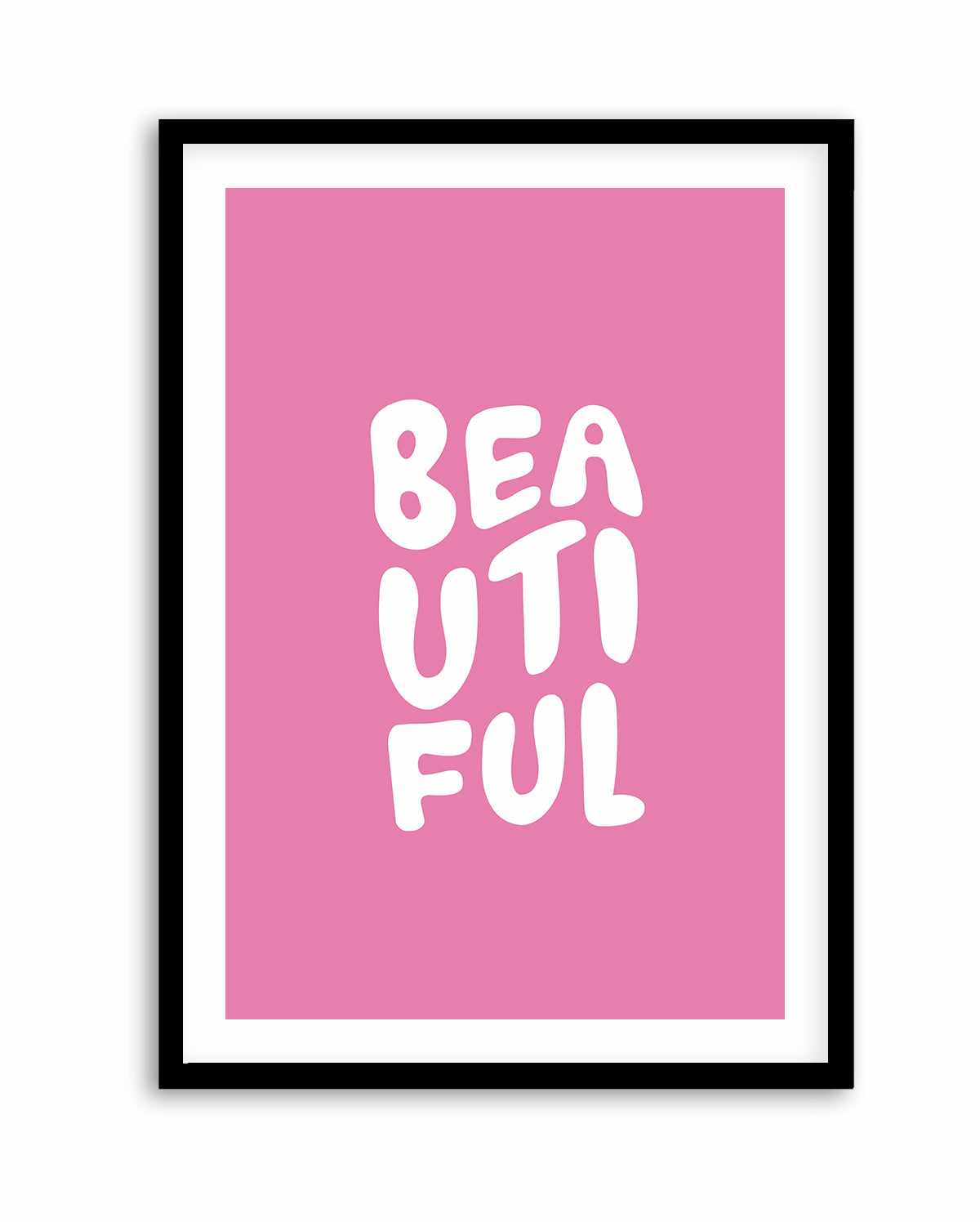 Beautiful Pink | Art Print from Olive et Oriel where you can shop wallpaper and artworks online
