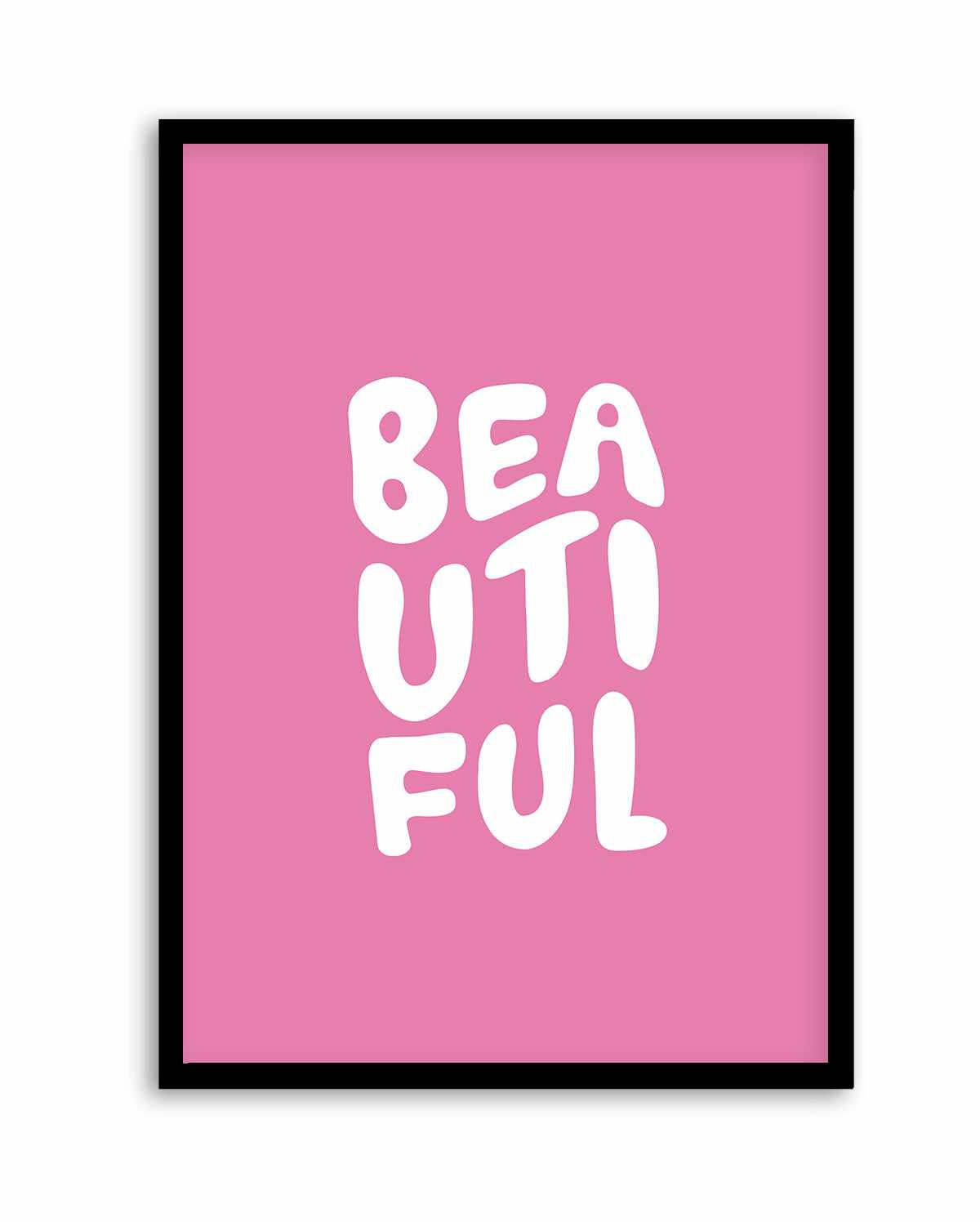 Beautiful Pink | Art Print from Olive et Oriel where you can shop wallpaper and artworks online