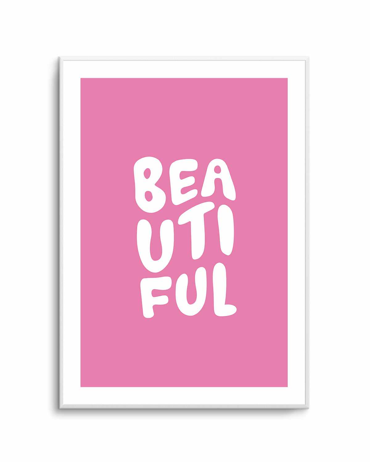 Beautiful Pink | Art Print from Olive et Oriel where you can shop wallpaper and artworks online
