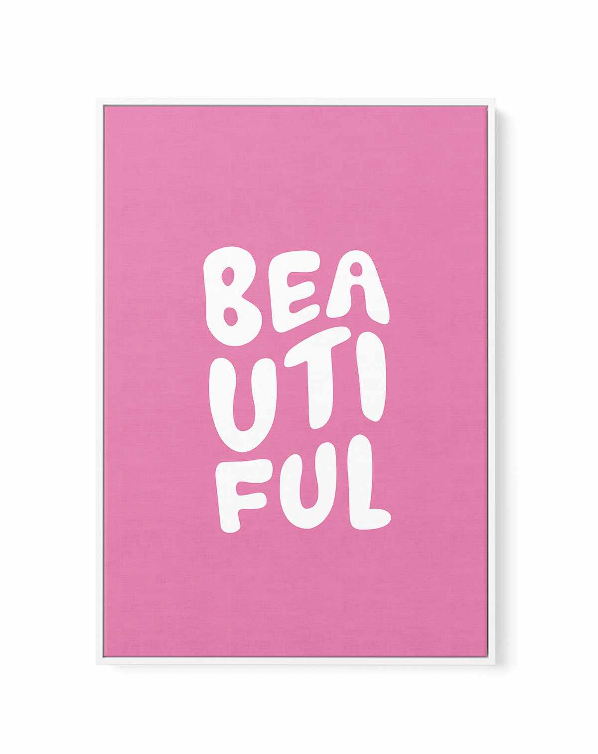 Beautiful Pink | Framed Canvas Art Print