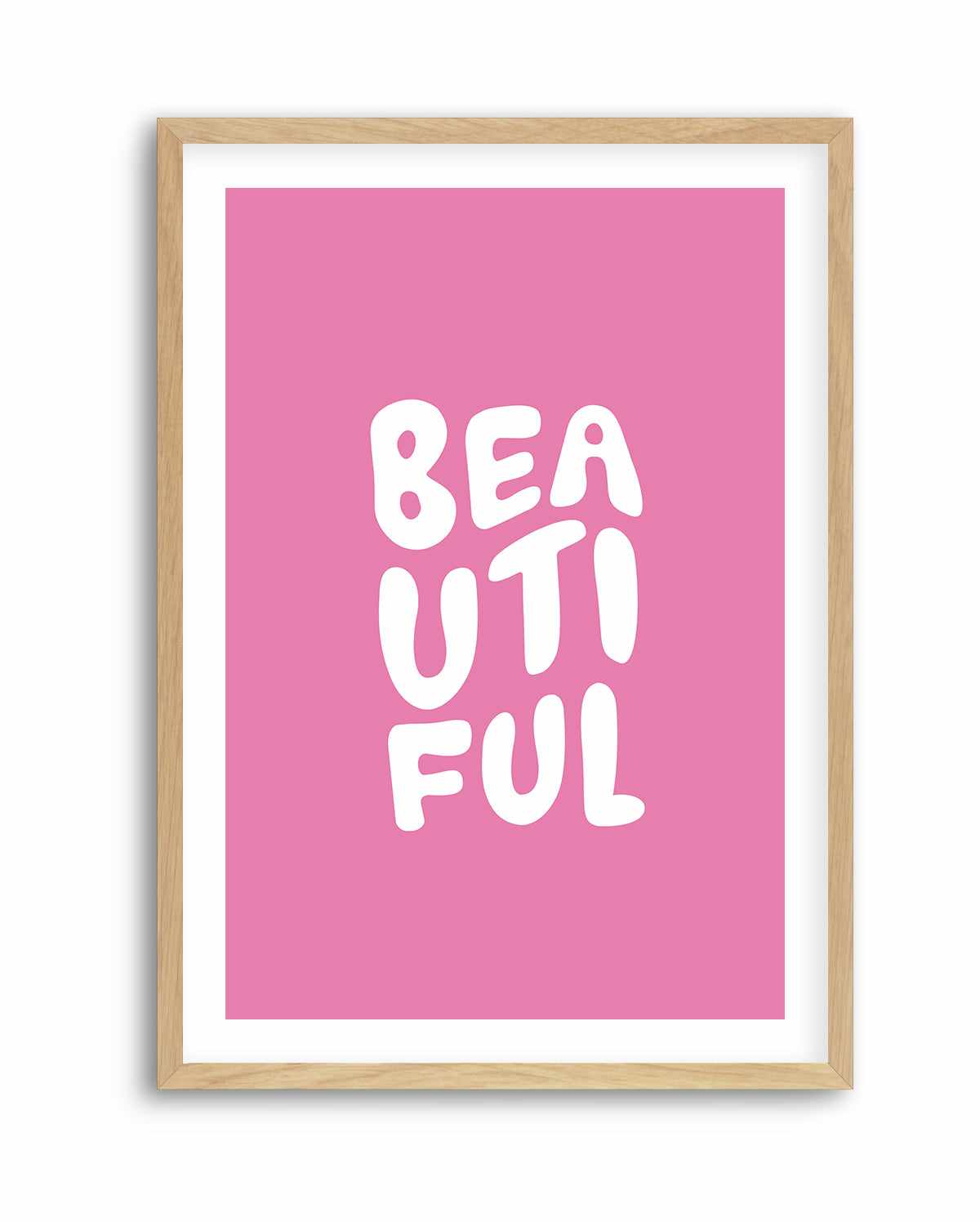 Beautiful Pink | Art Print from Olive et Oriel where you can shop wallpaper and artworks online