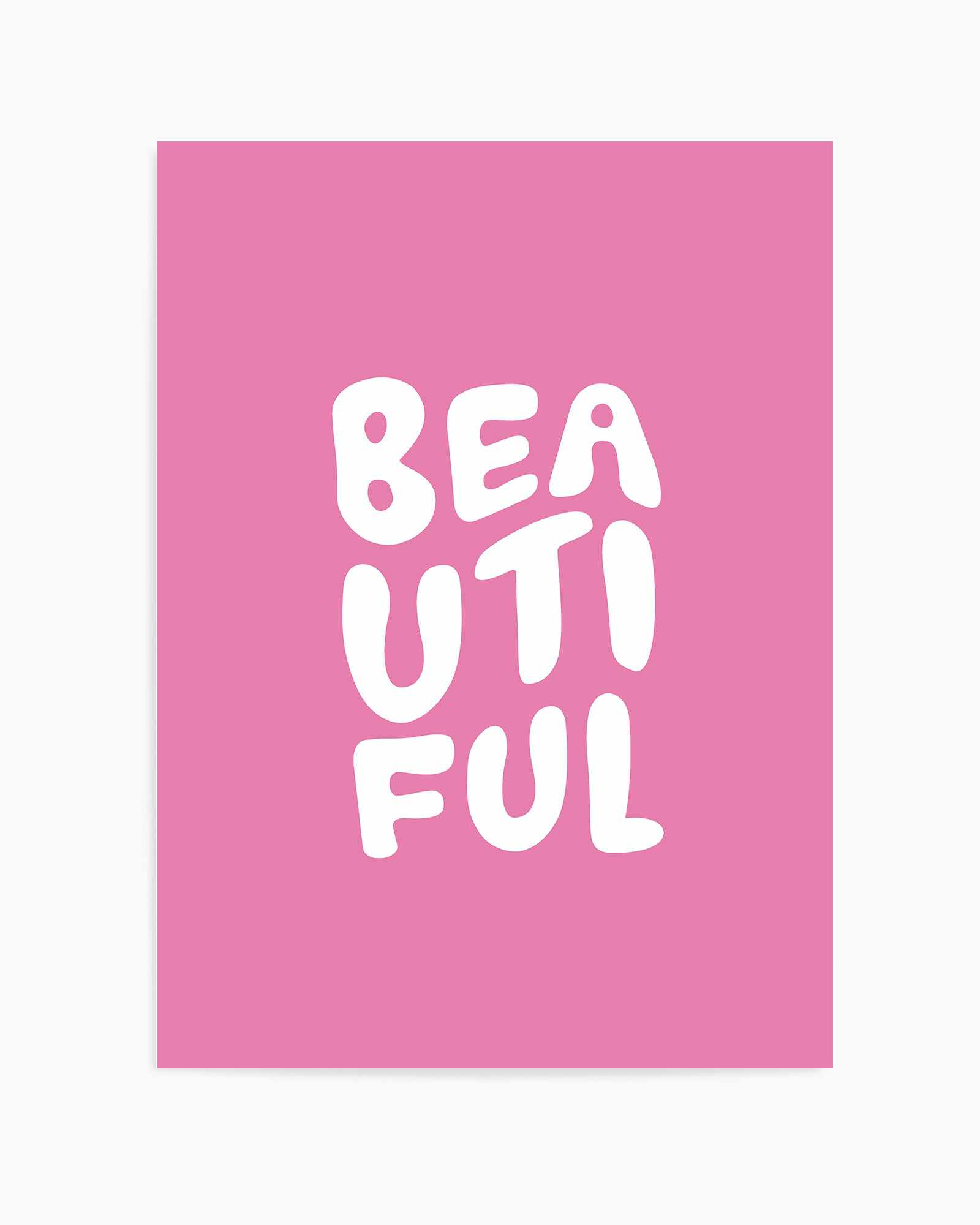 Beautiful Pink | Art Print from Olive et Oriel where you can shop wallpaper and artworks online
