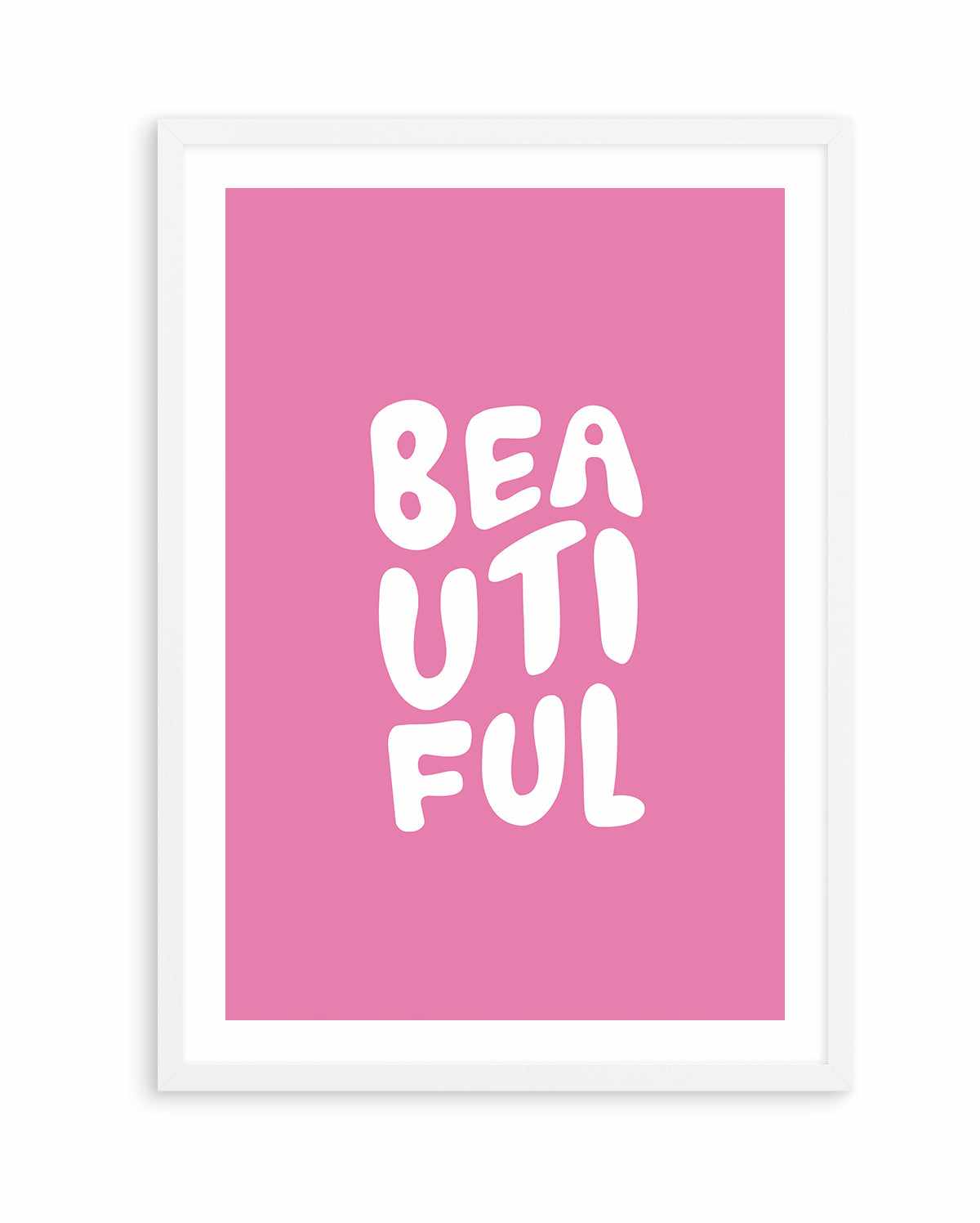 Beautiful Pink | Art Print from Olive et Oriel where you can shop wallpaper and artworks online