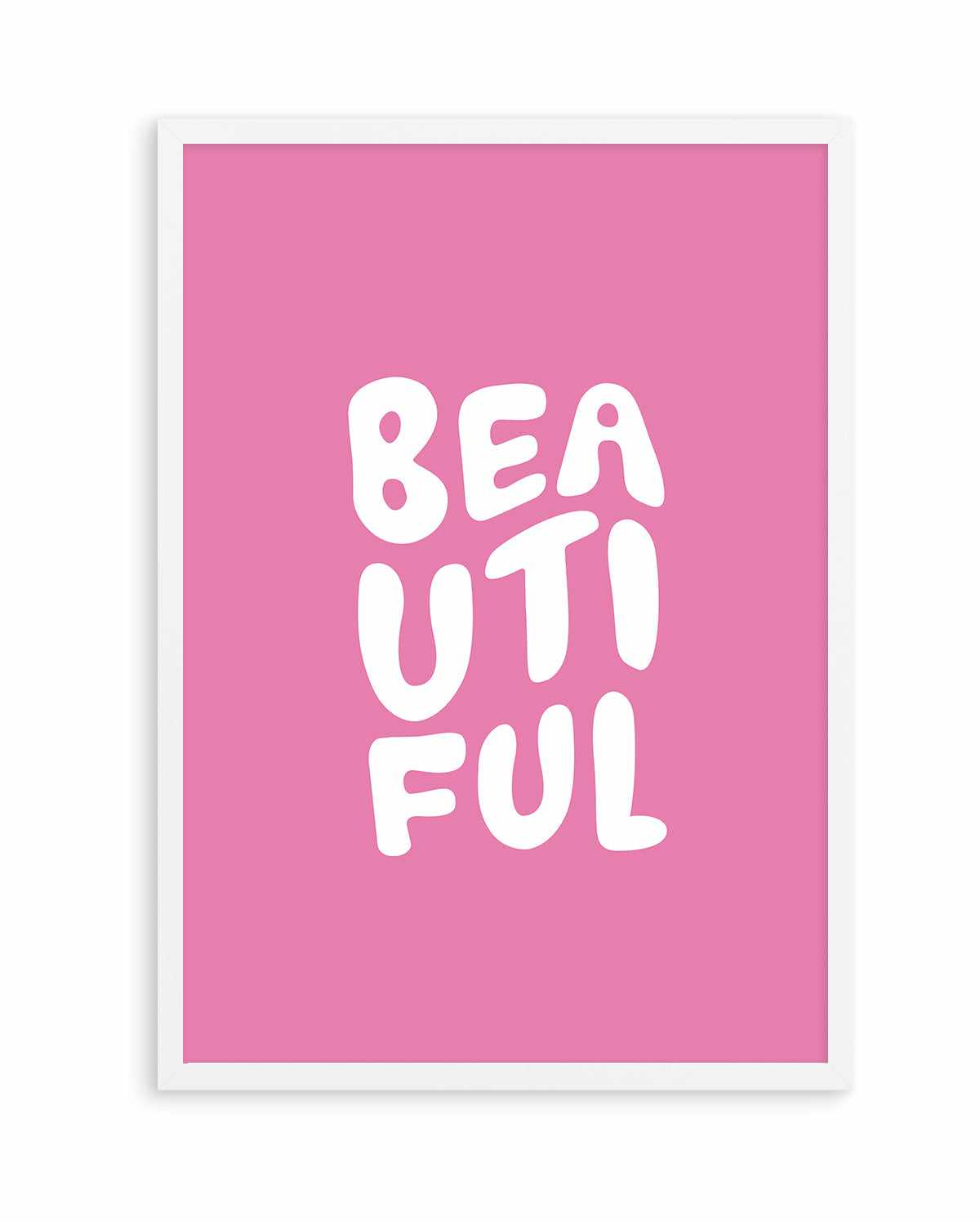 Beautiful Pink | Art Print from Olive et Oriel where you can shop wallpaper and artworks online