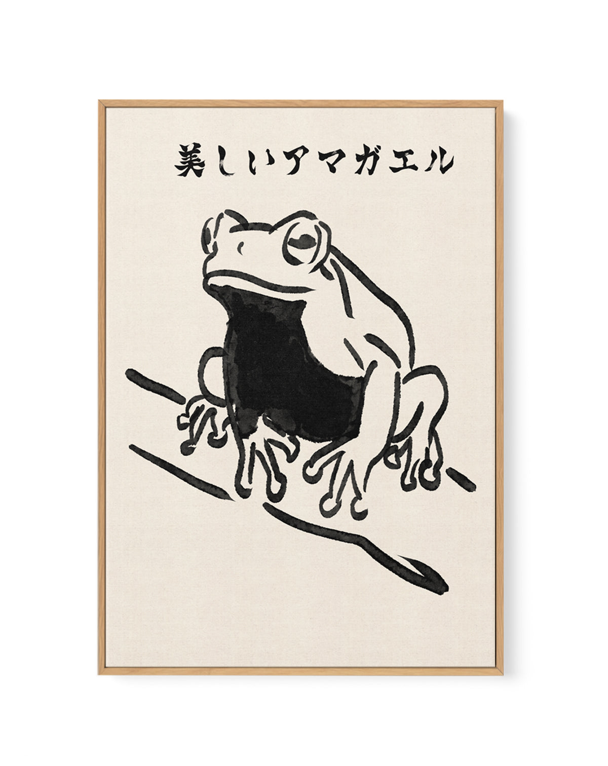 Beautiful Tree Frog by Nicholas | Framed Canvas Art Print