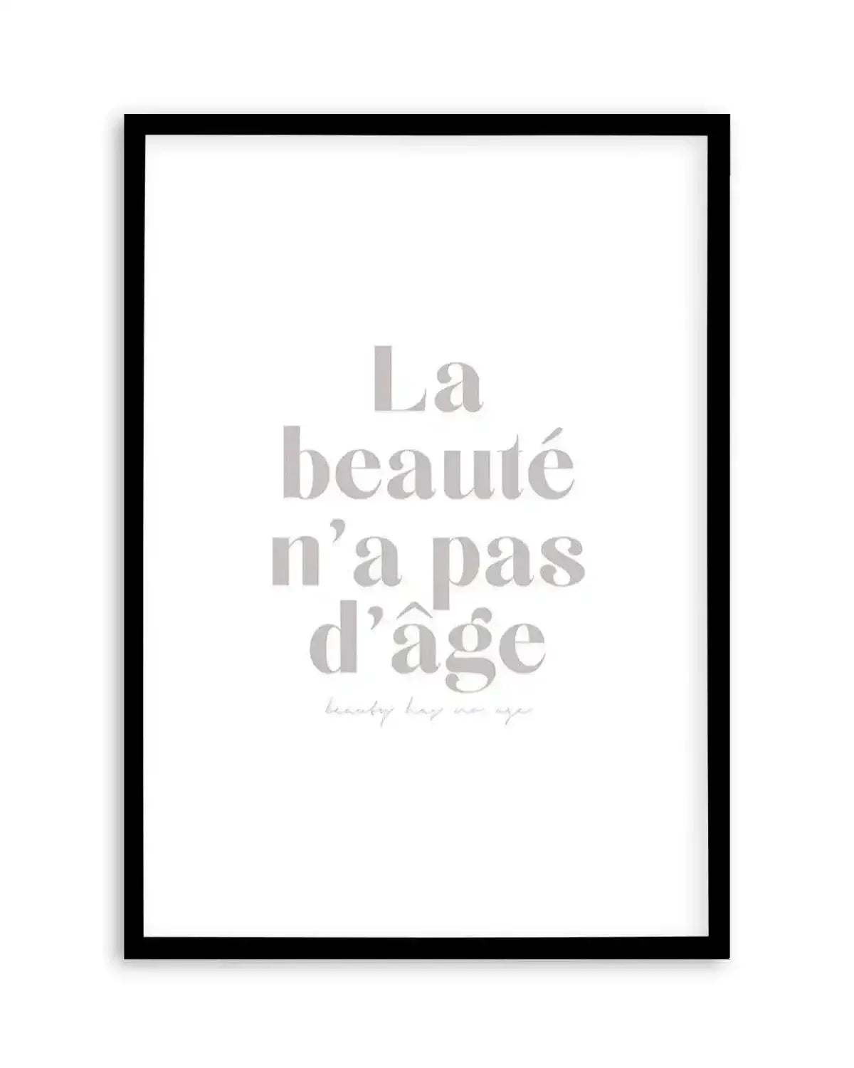 Beauty Has No Age Art Print from Olive et Oriel where you can shop wallpaper and artworks online