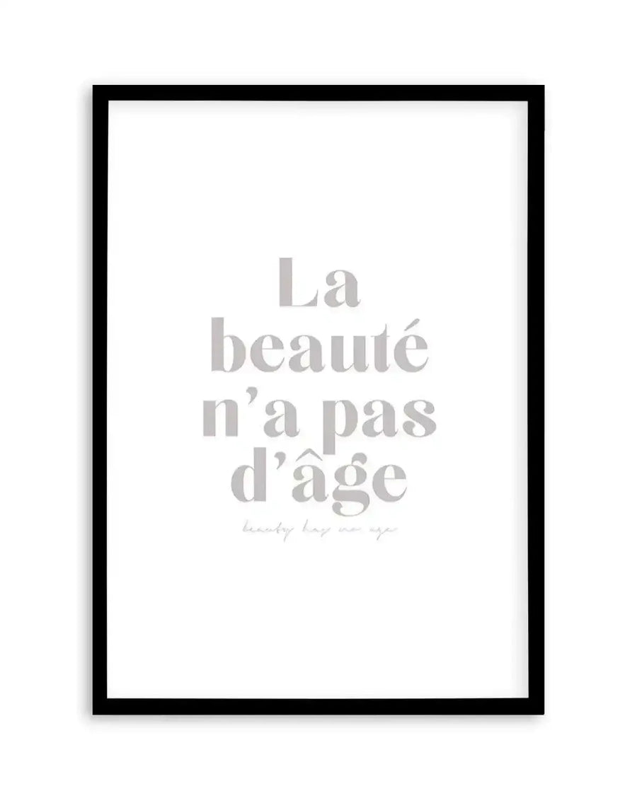 Beauty Has No Age Art Print from Olive et Oriel where you can shop wallpaper and artworks online