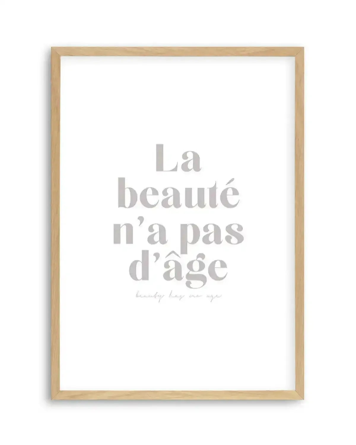 Beauty Has No Age Art Print from Olive et Oriel where you can shop wallpaper and artworks online