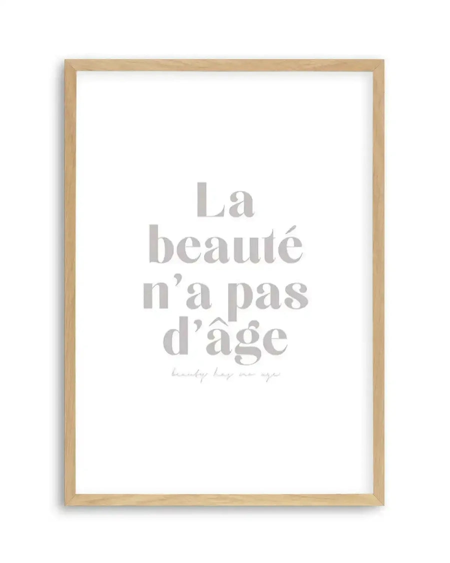 Beauty Has No Age Art Print from Olive et Oriel where you can shop wallpaper and artworks online