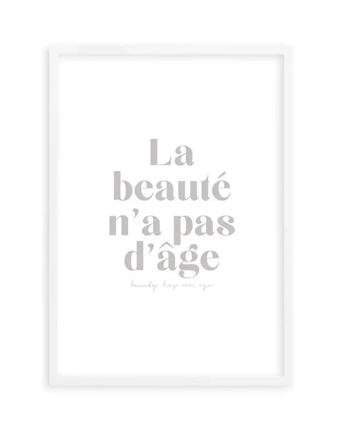 Beauty Has No Age Art Print from Olive et Oriel where you can shop wallpaper and artworks online