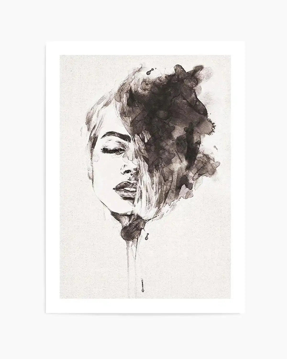 Beauty on Linen Art Print from Olive et Oriel where you can shop wallpaper and artworks online