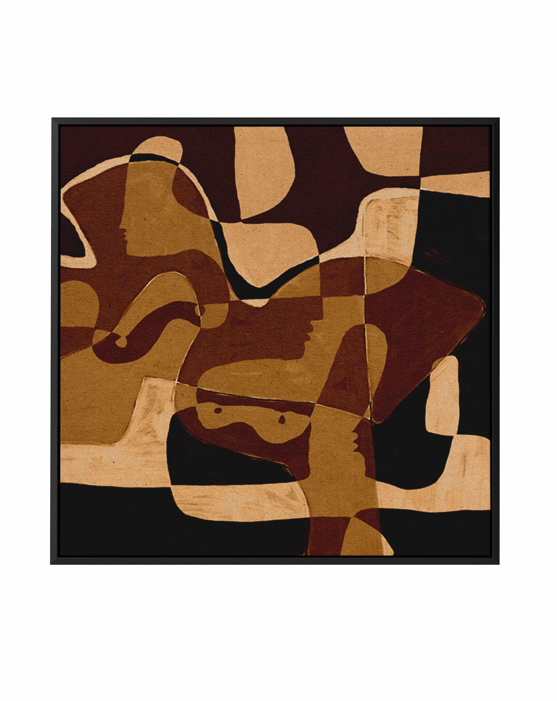 Becoming 1 by Shatha Al Dafai | Framed Canvas Art Print from Olive et Oriel where you can shop wallpaper and artworks online