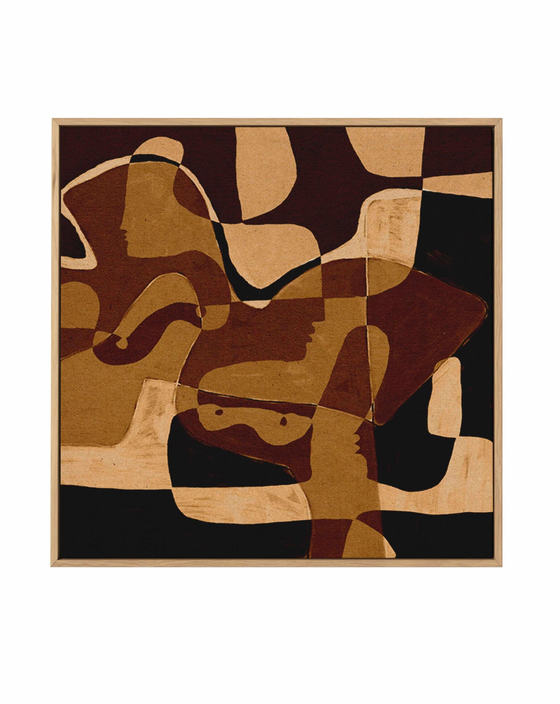 Becoming 1 by Shatha Al Dafai | Framed Canvas Art Print from Olive et Oriel where you can shop wallpaper and artworks online