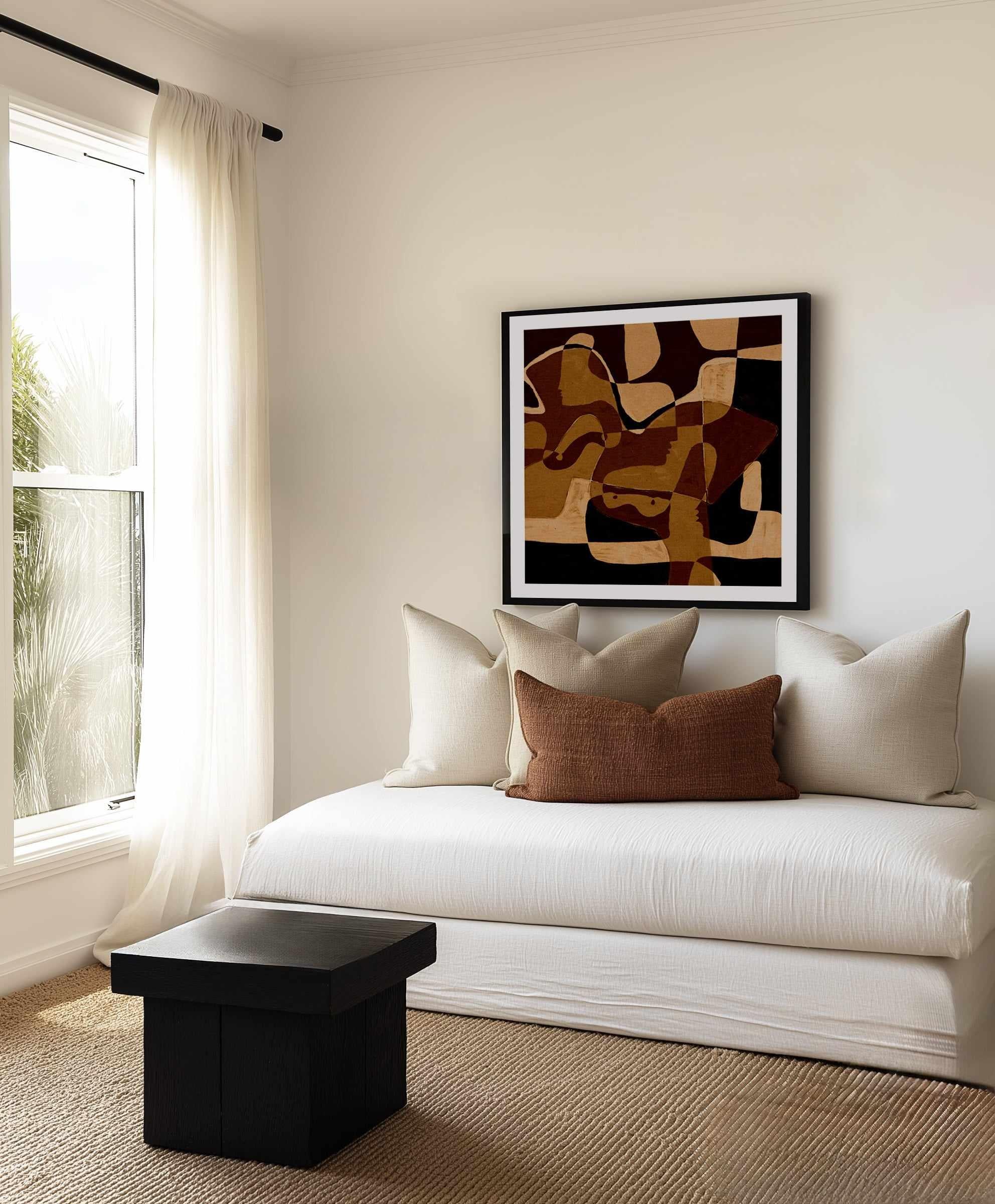 Becoming 1 by Shatha Al Dafai | Art Print from Olive et Oriel where you can shop wallpaper and artworks online