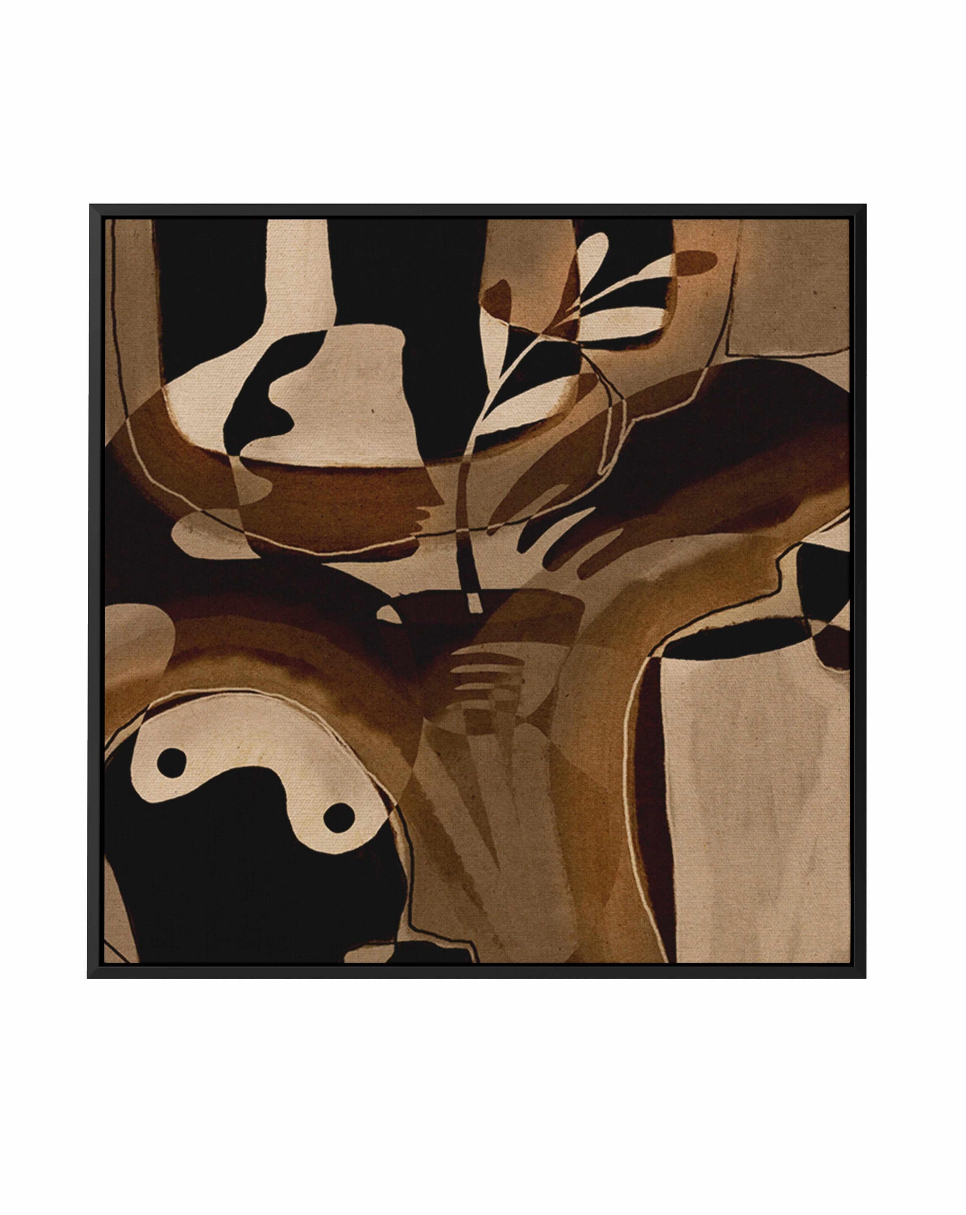 Becoming 4 by Shatha Al Dafai | Framed Canvas Art Print from Olive et Oriel where you can shop wallpaper and artworks online