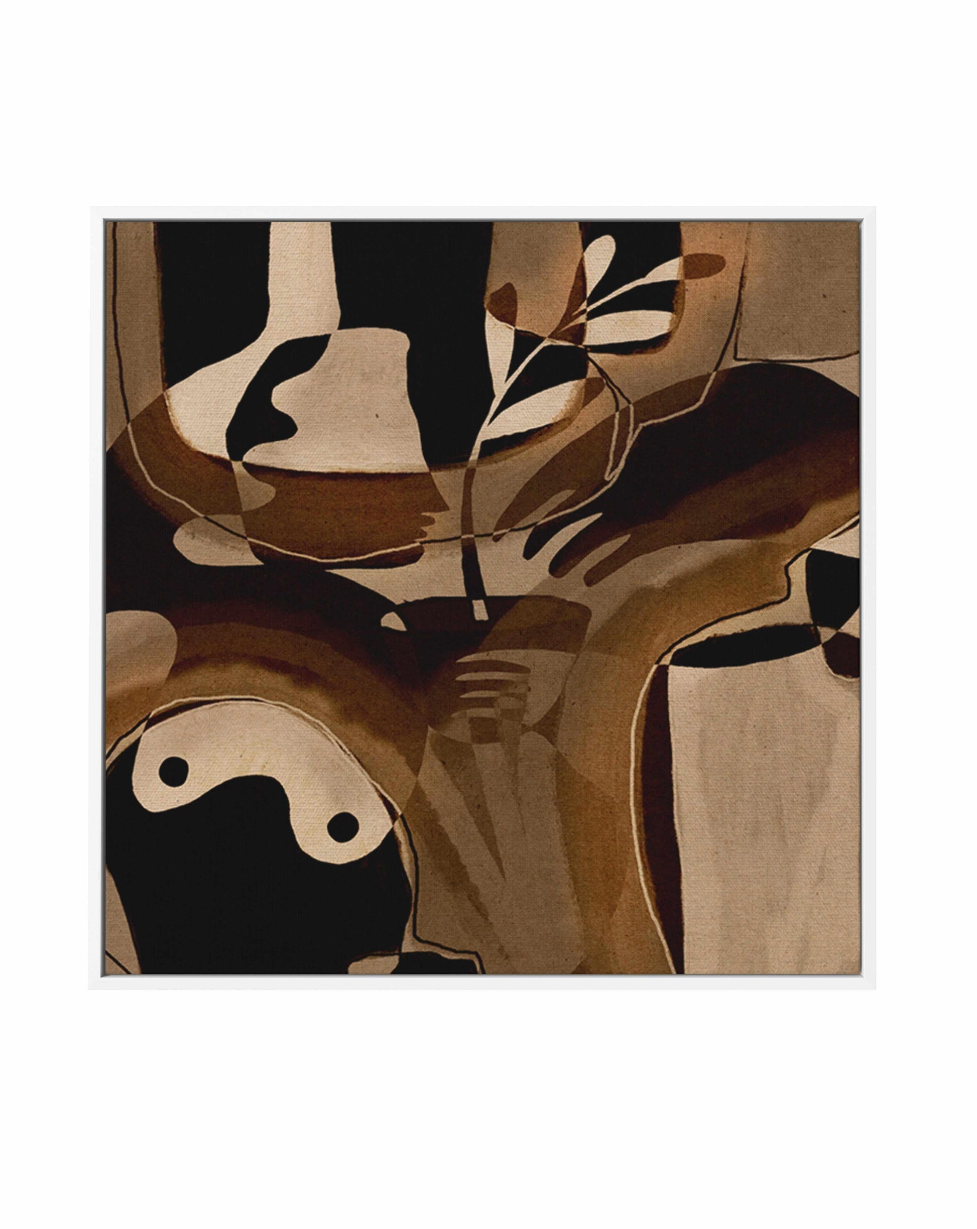 Becoming 4 by Shatha Al Dafai | Framed Canvas Art Print from Olive et Oriel where you can shop wallpaper and artworks online