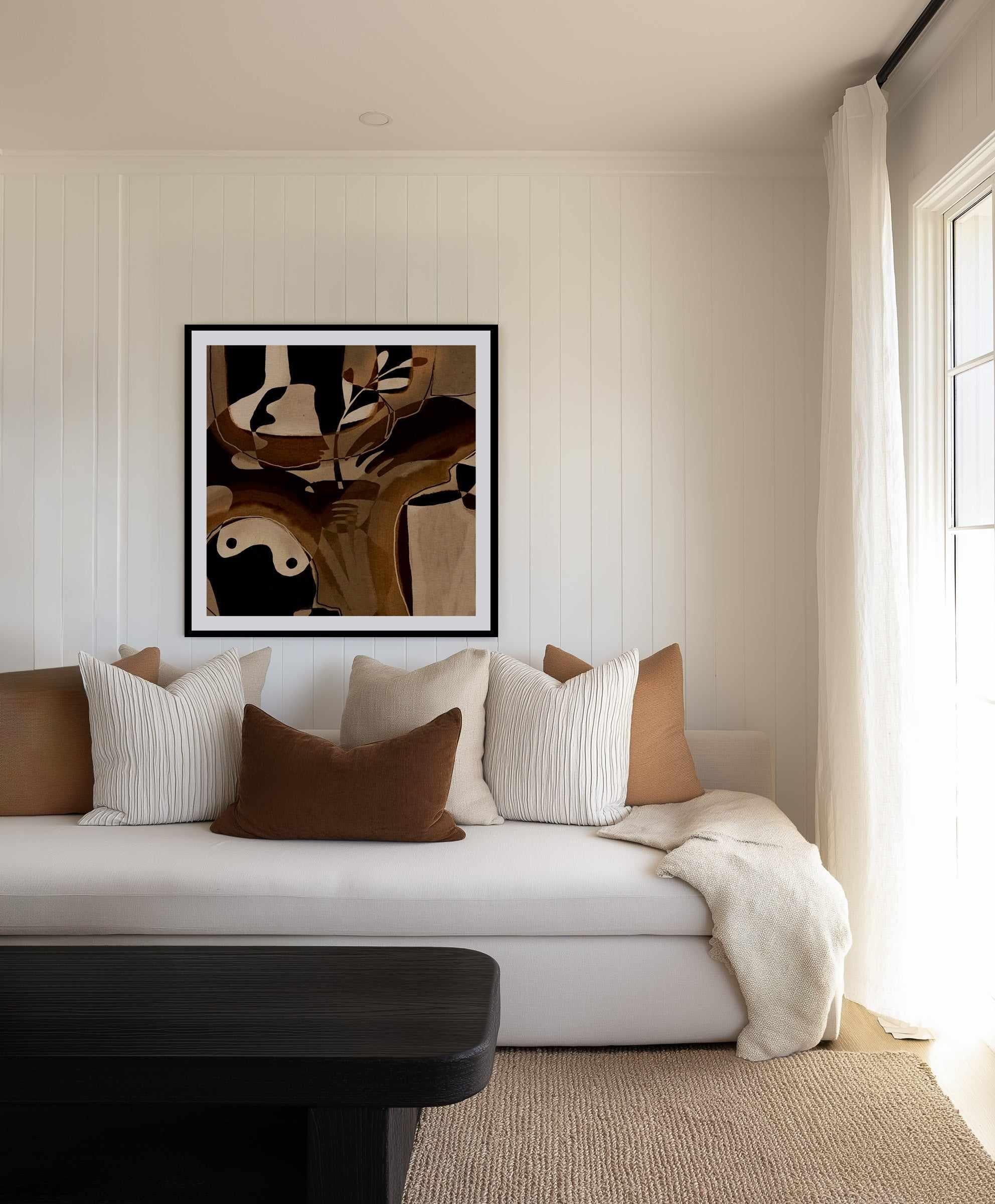 Becoming 4 by Shatha Al Dafai | Art Print from Olive et Oriel where you can shop wallpaper and artworks online