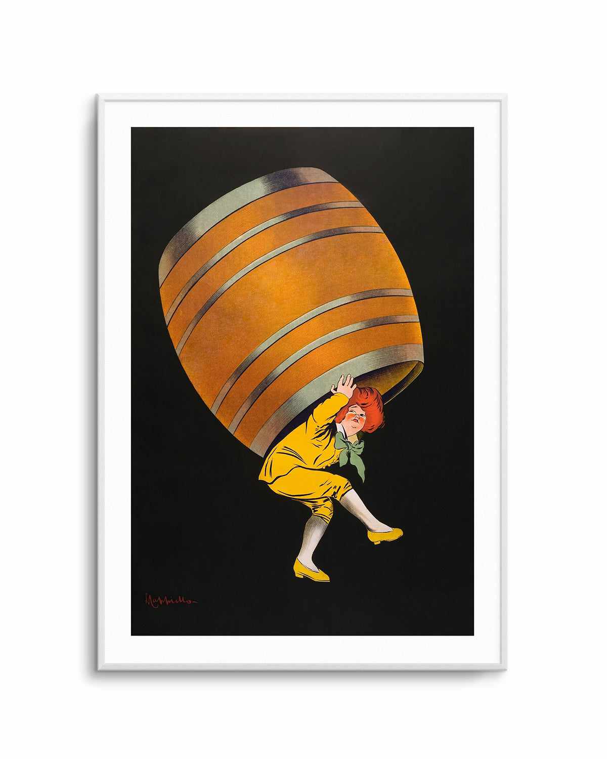 Beer Barrel Vintage Poster Art Print