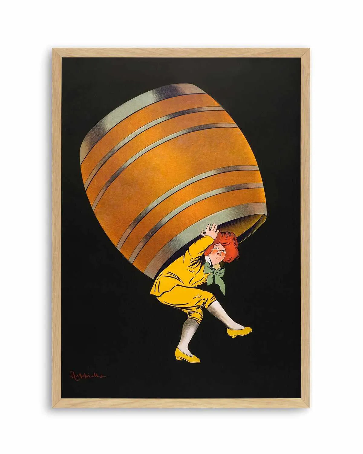 Beer Barrel Vintage Poster Art Print from Olive et Oriel where you can shop wallpaper and artworks online