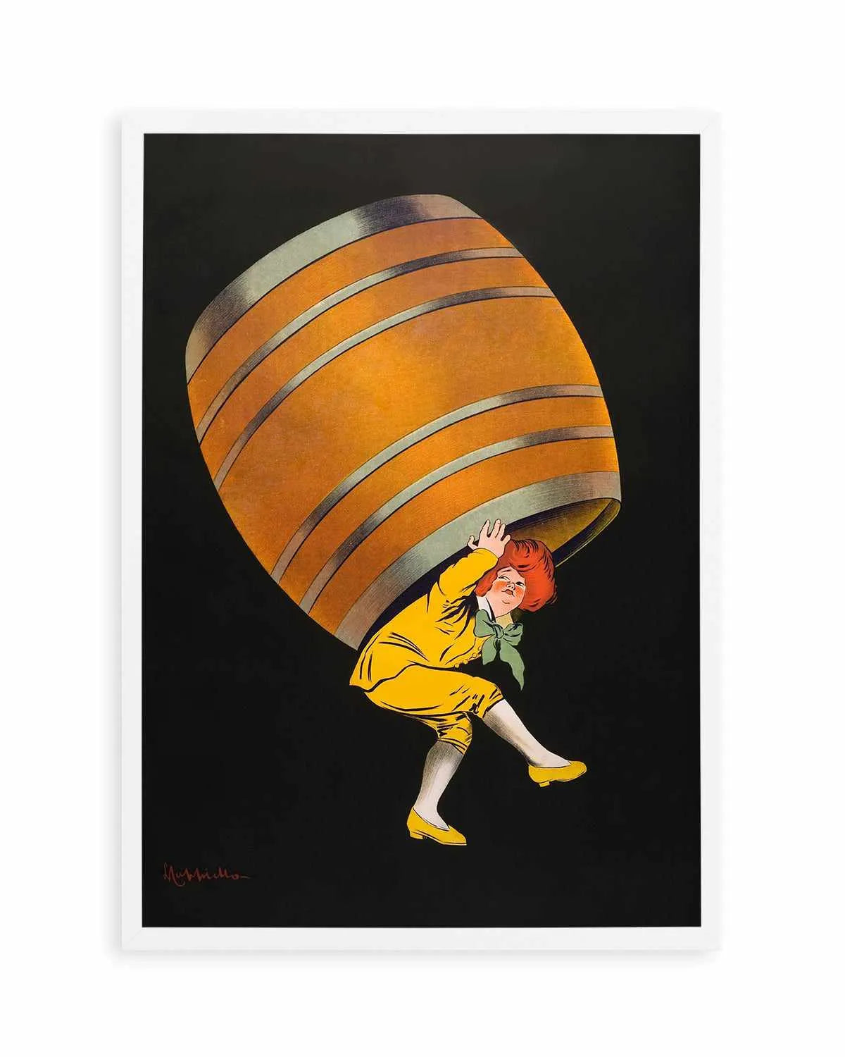 Beer Barrel Vintage Poster Art Print from Olive et Oriel where you can shop wallpaper and artworks online