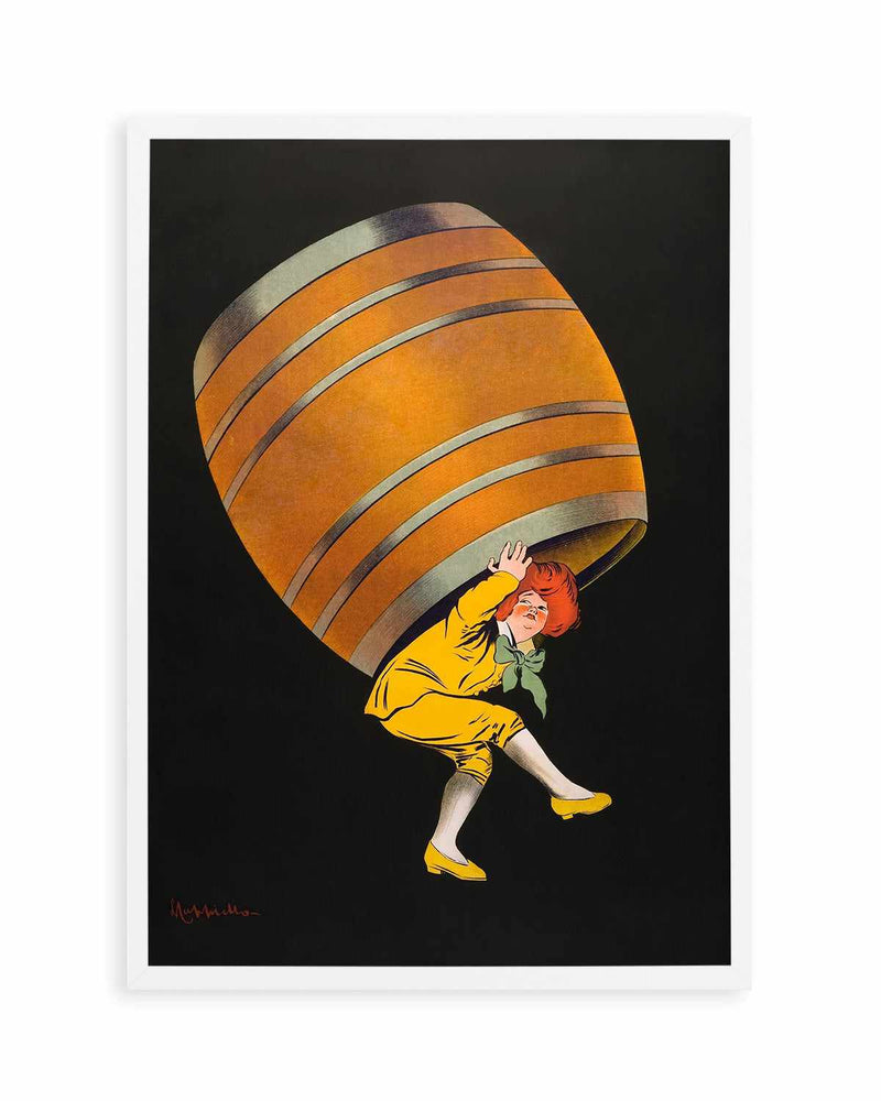 Beer Barrel Vintage Poster Art Print