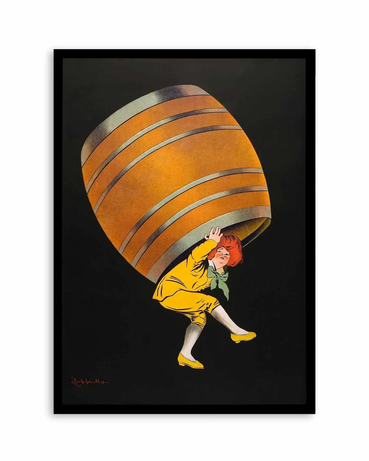 Beer Barrel Vintage Poster Art Print from Olive et Oriel where you can shop wallpaper and artworks online