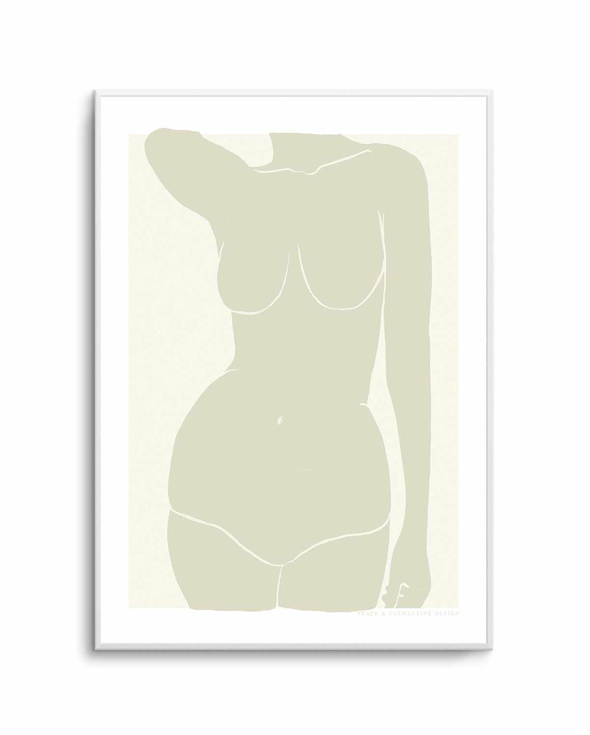 Beige Figure by Jenny Liz Rome | Art Print