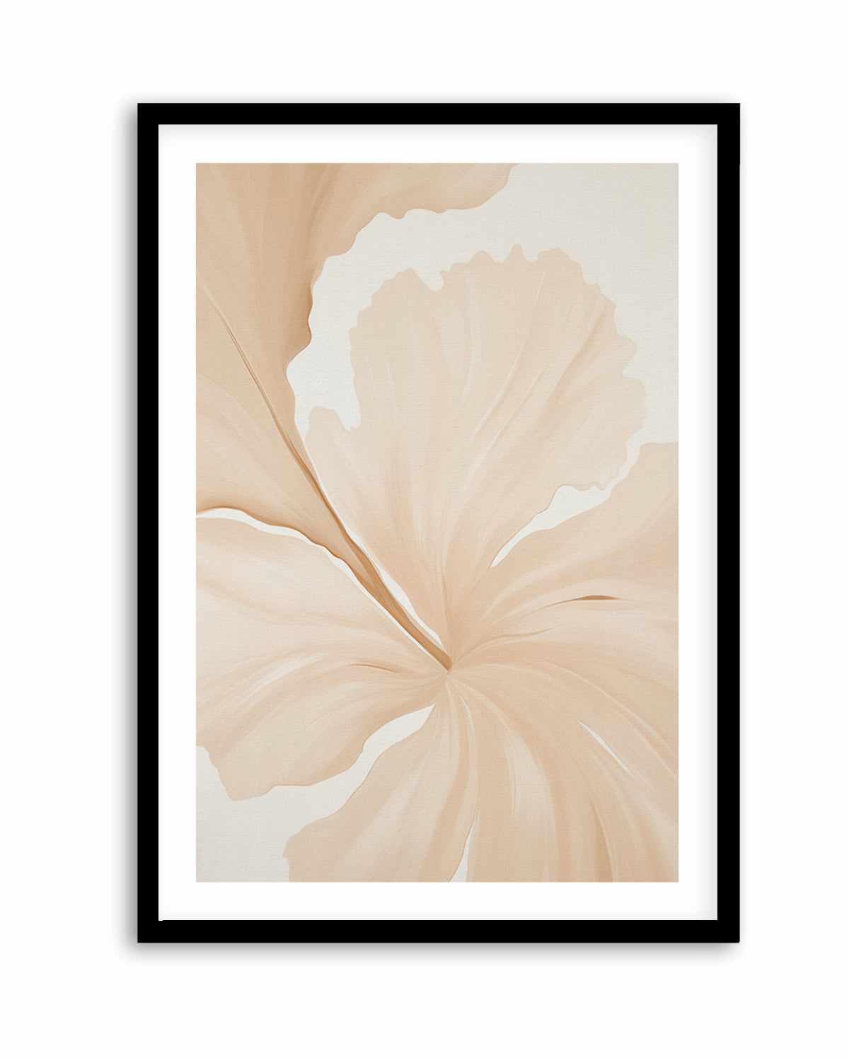 Beige Hibiscus No I | Art Print