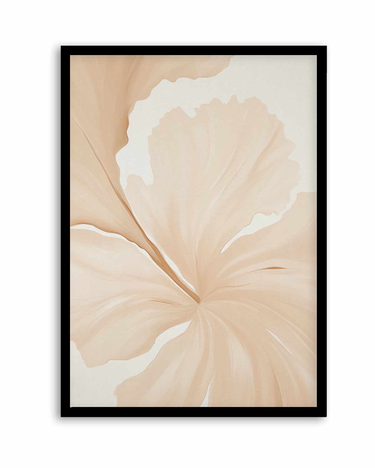 Beige Hibiscus No I | Art Print